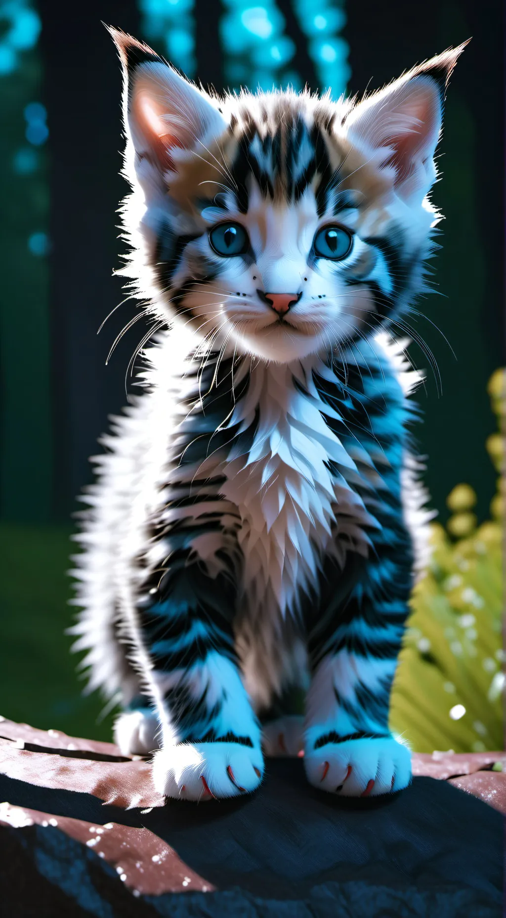 ai character: Kitten background
