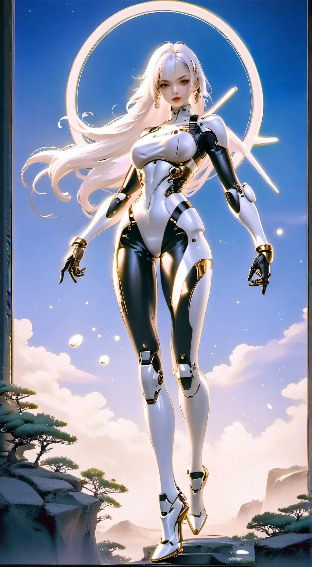 ai character: Т-Х background