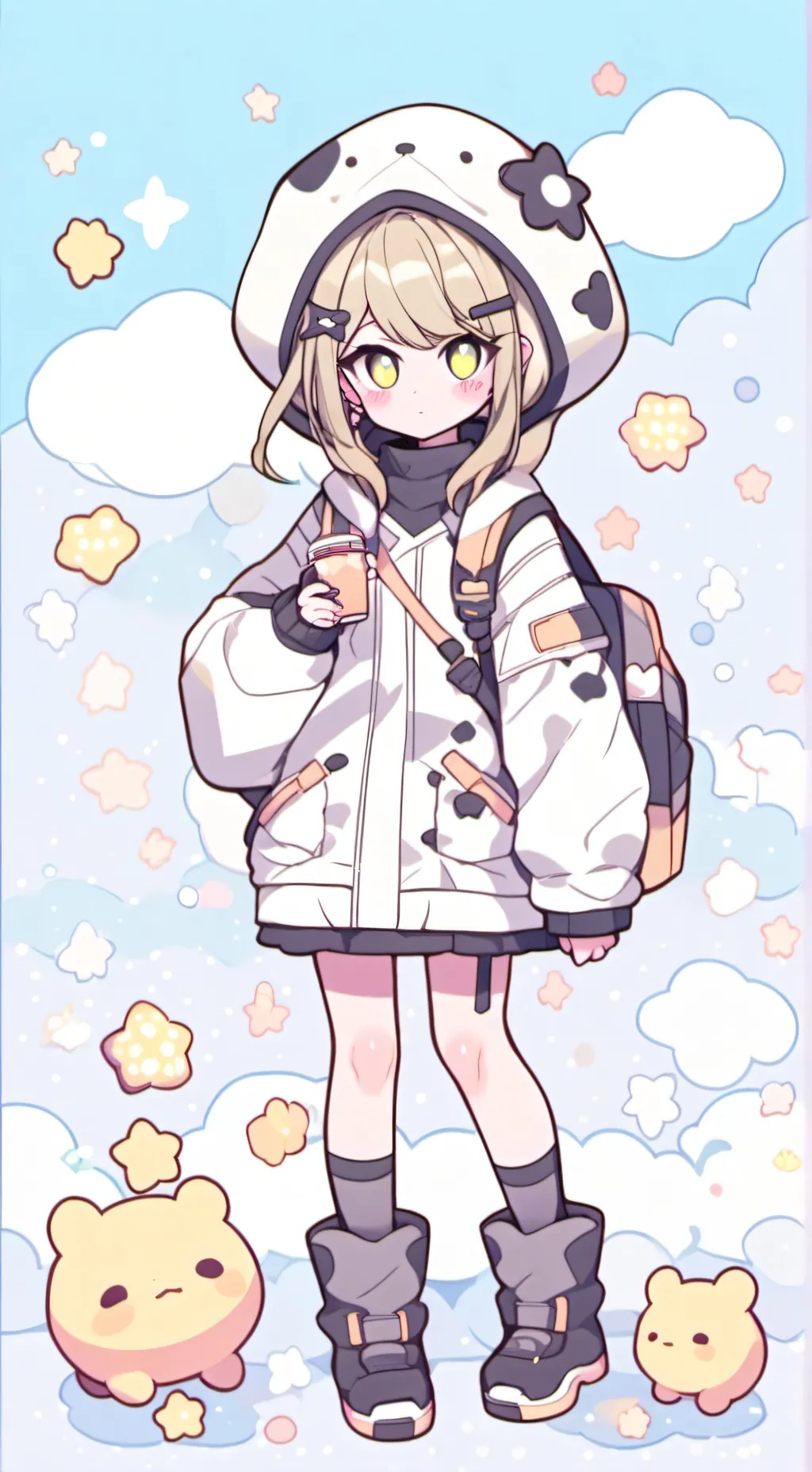 ai character: DV3 But tiny?! background