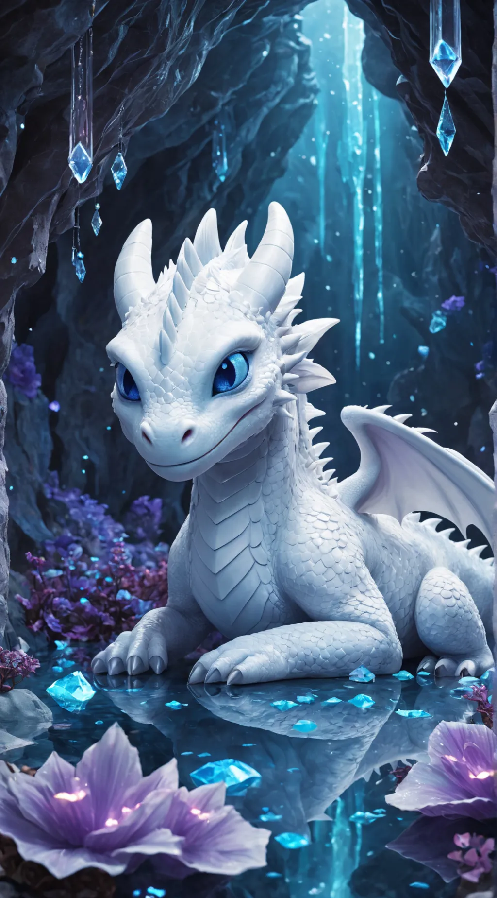 ai character: Light fury background