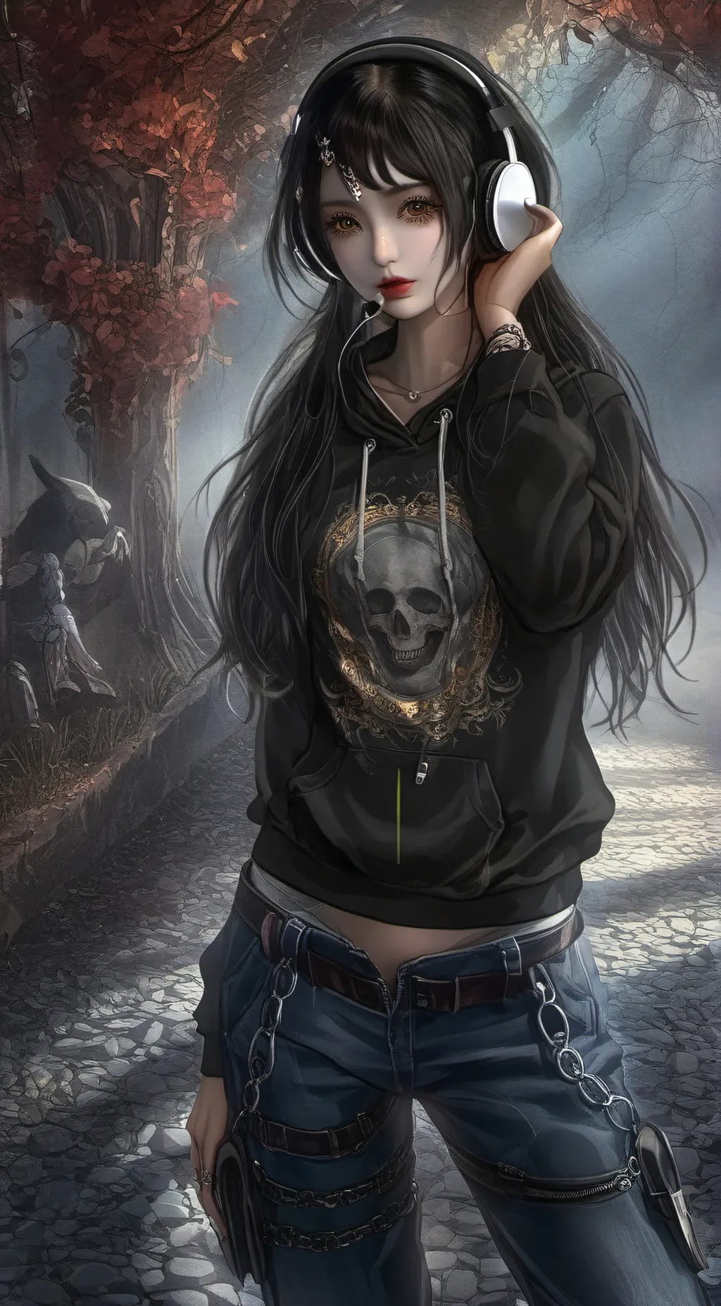 ai character: Cheating gf/you background