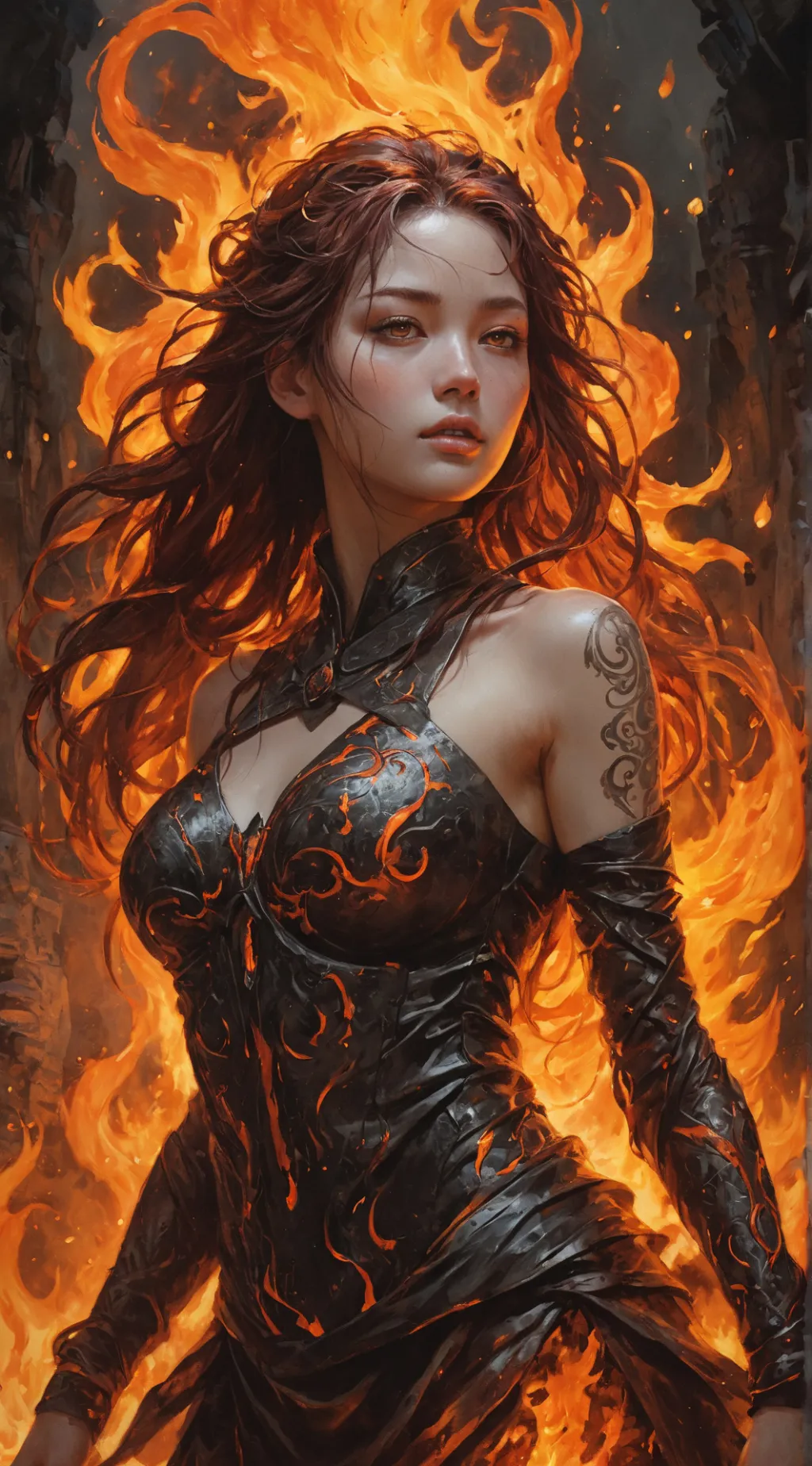 ai character: Zephyra background