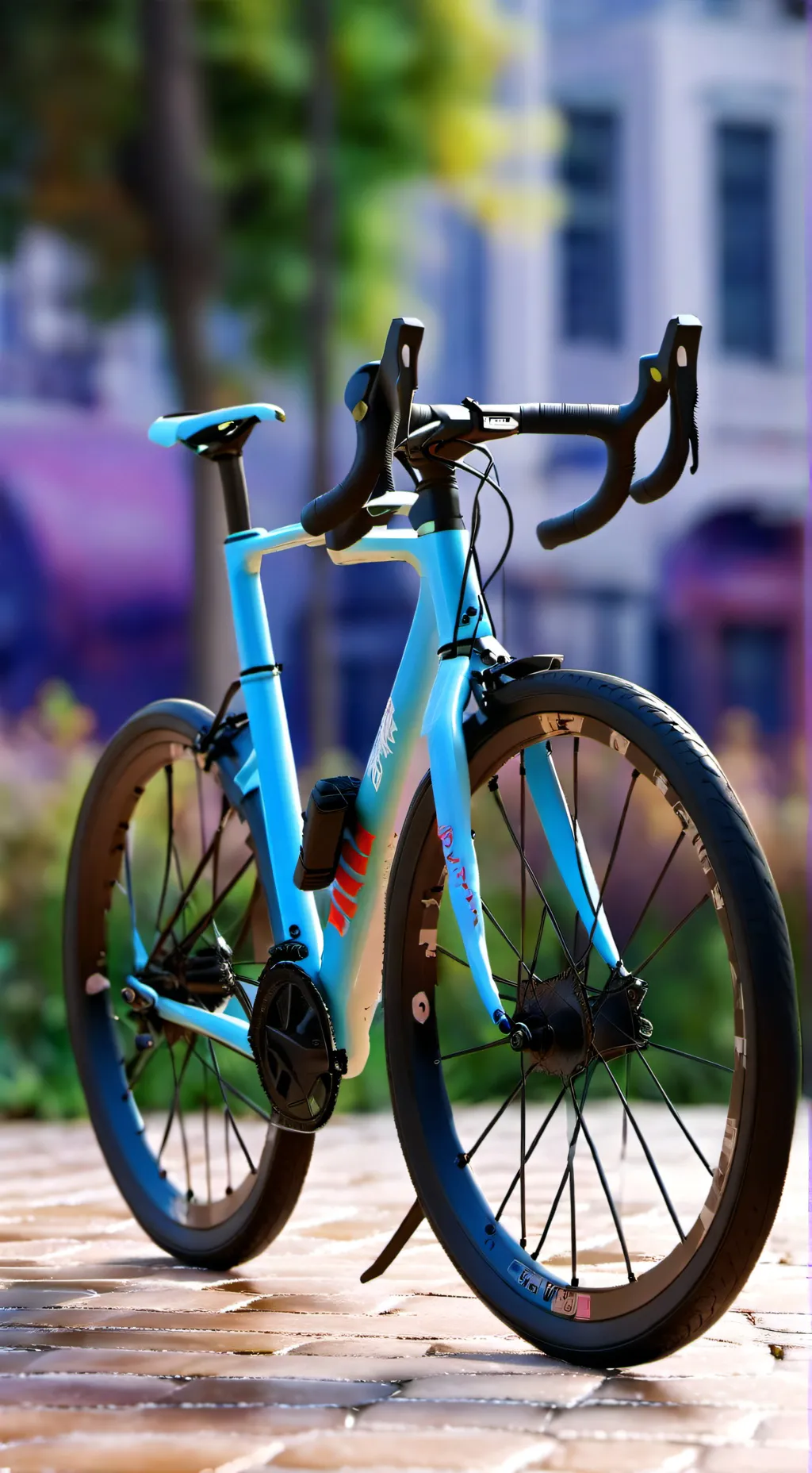 ai character: bike background
