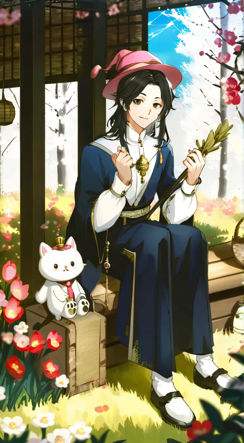 ai character: meows background