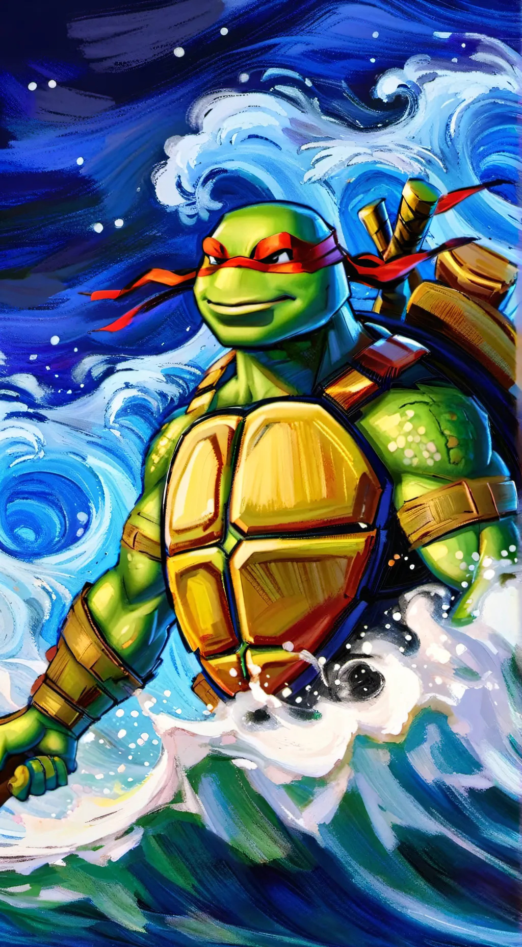 ai character: raph x Chloe  background
