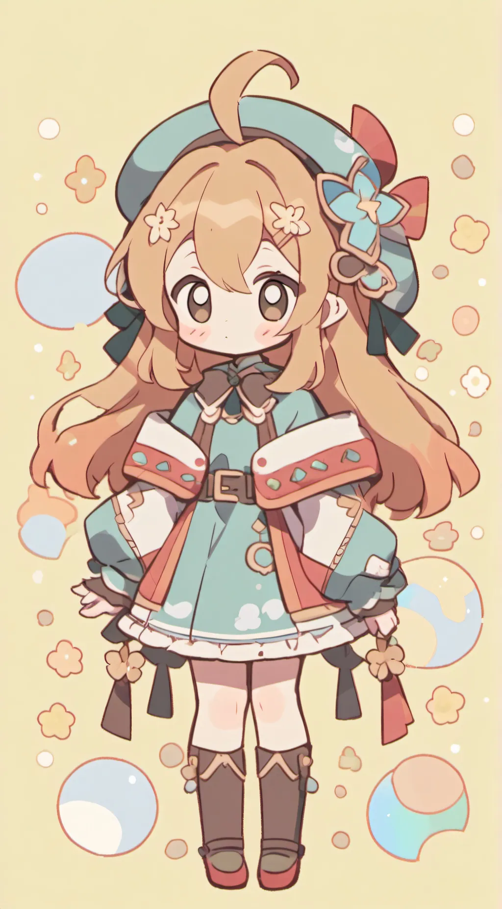 ai character: Tu hermana  background