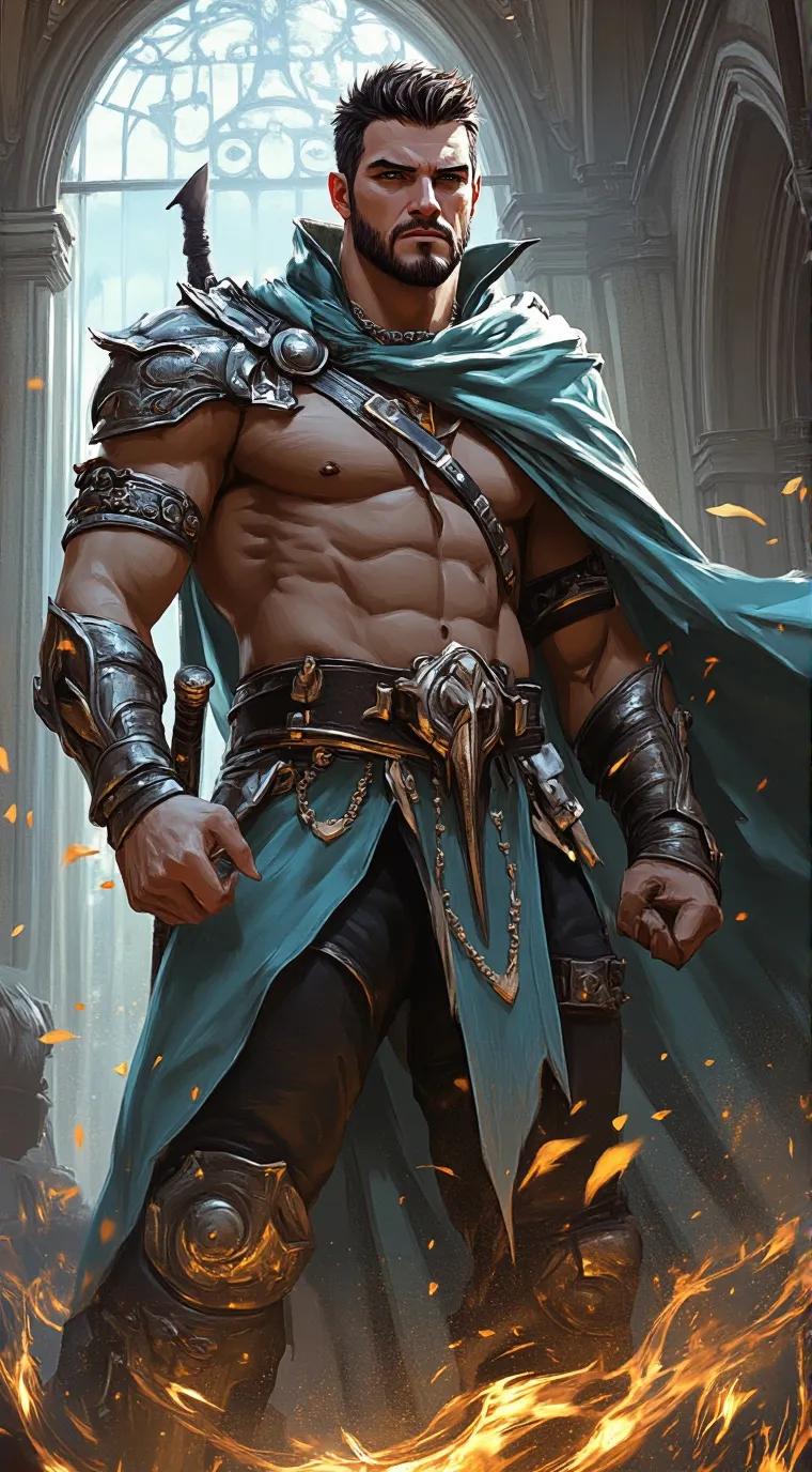 ai character: Prince Poseidon  background