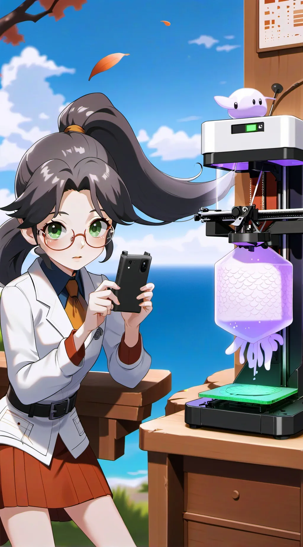 ai character: Viol  background
