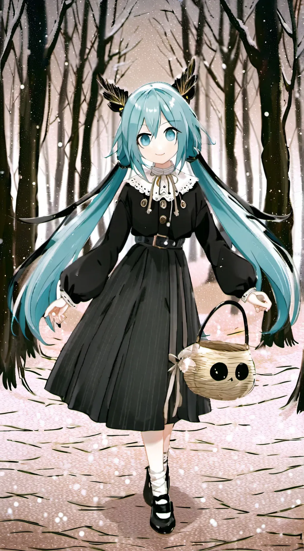 ai character: hatsune Miku background