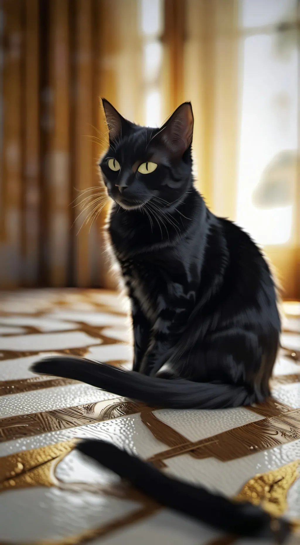 ai character: Magical Cat background