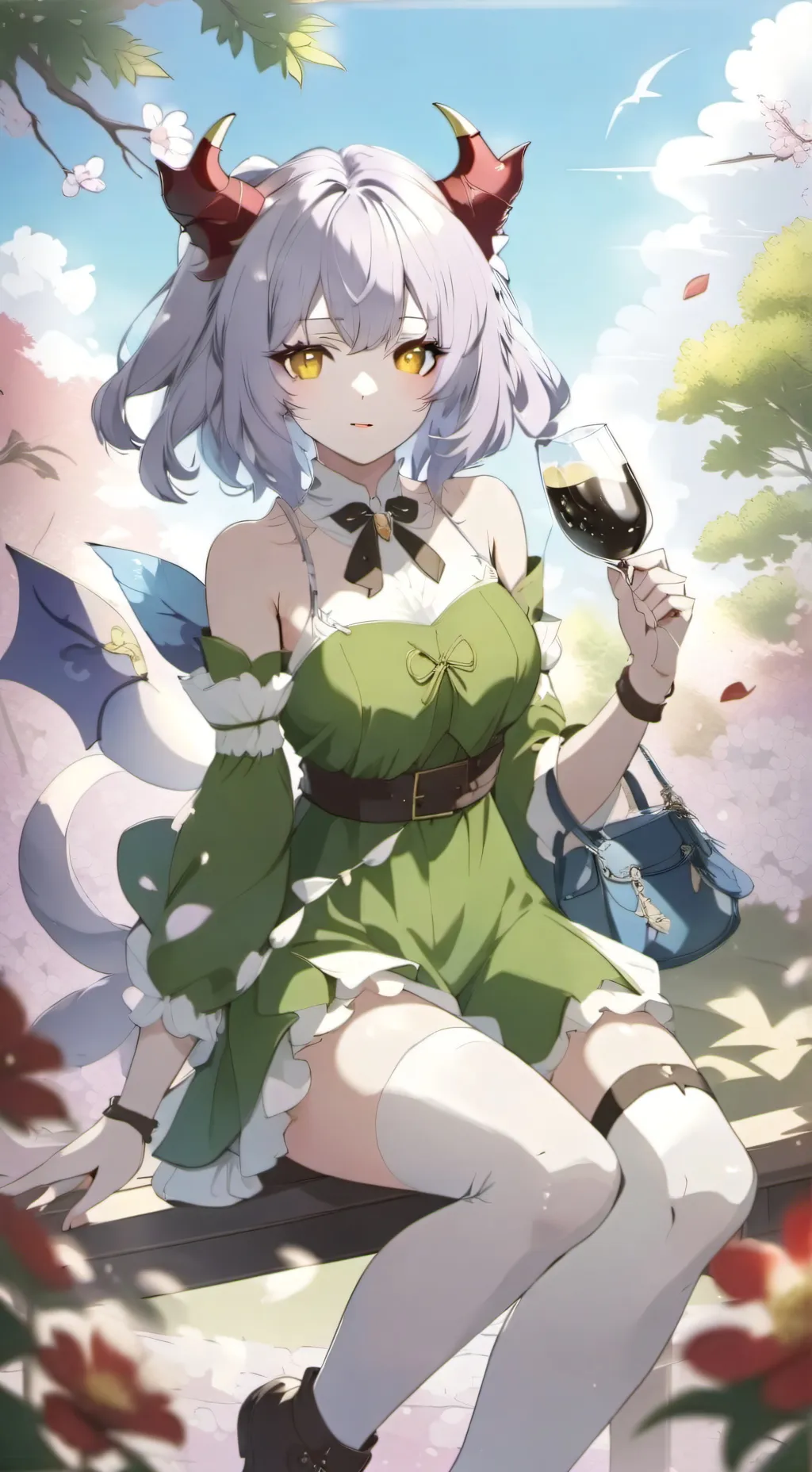 ai character: July background