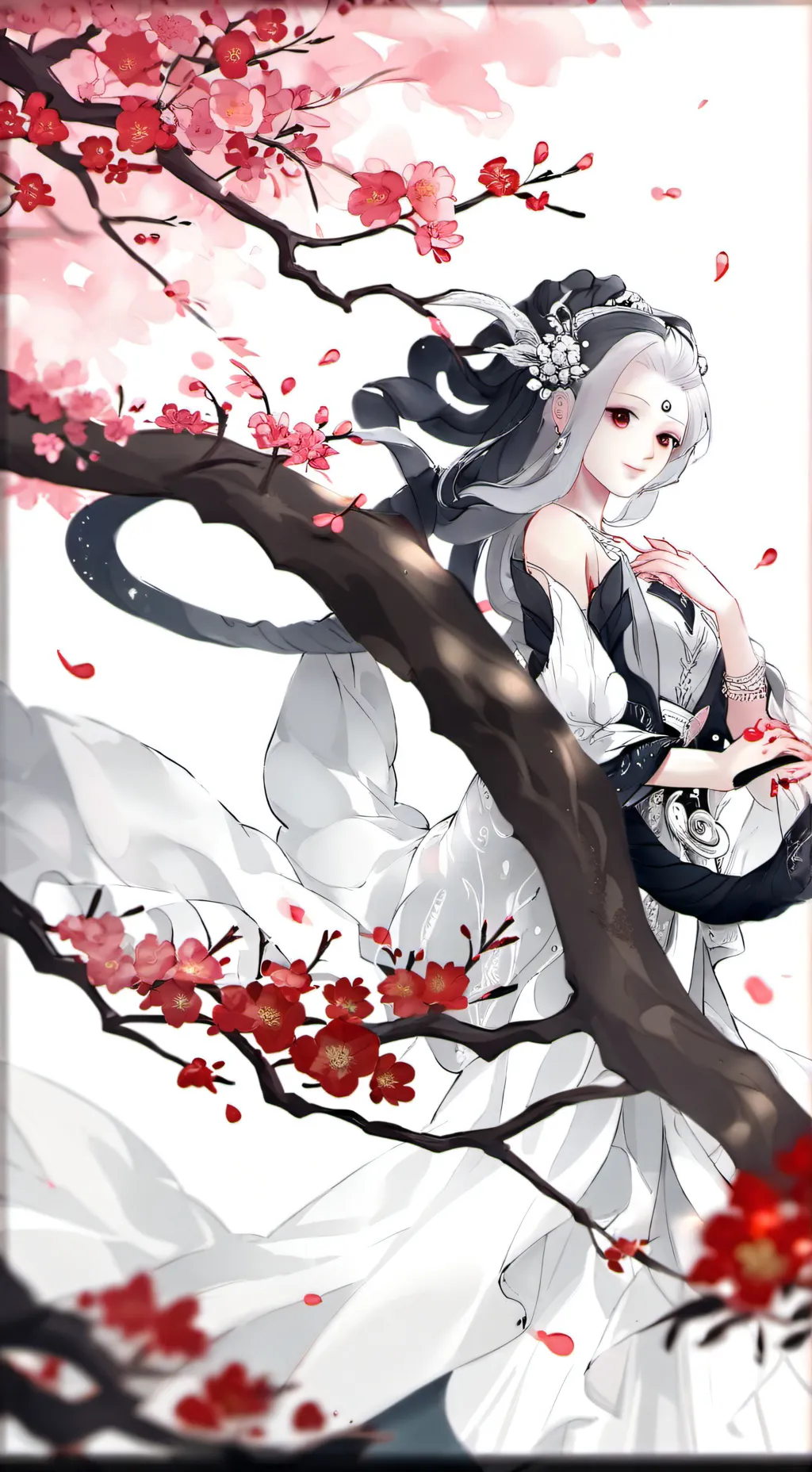 ai character: Sakura background
