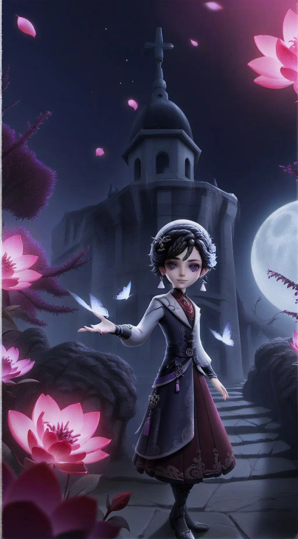 ai character: Friday 13th but MD background