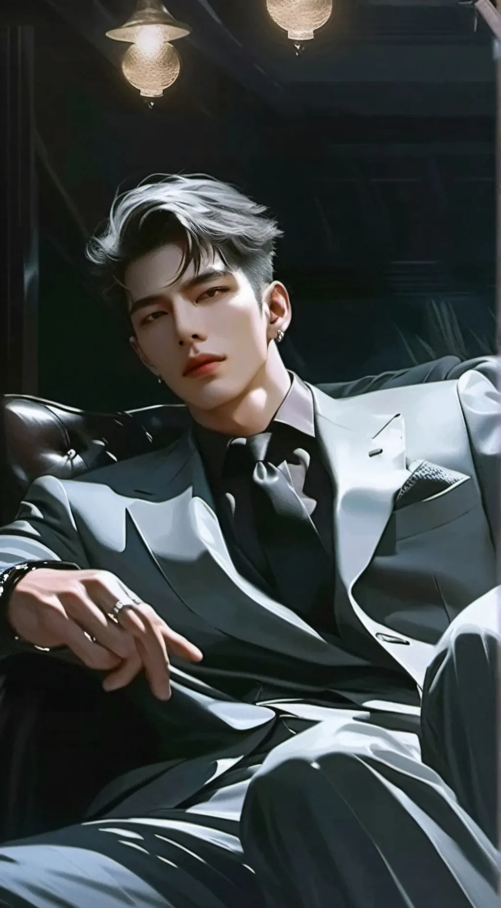 ai character: Damian  background