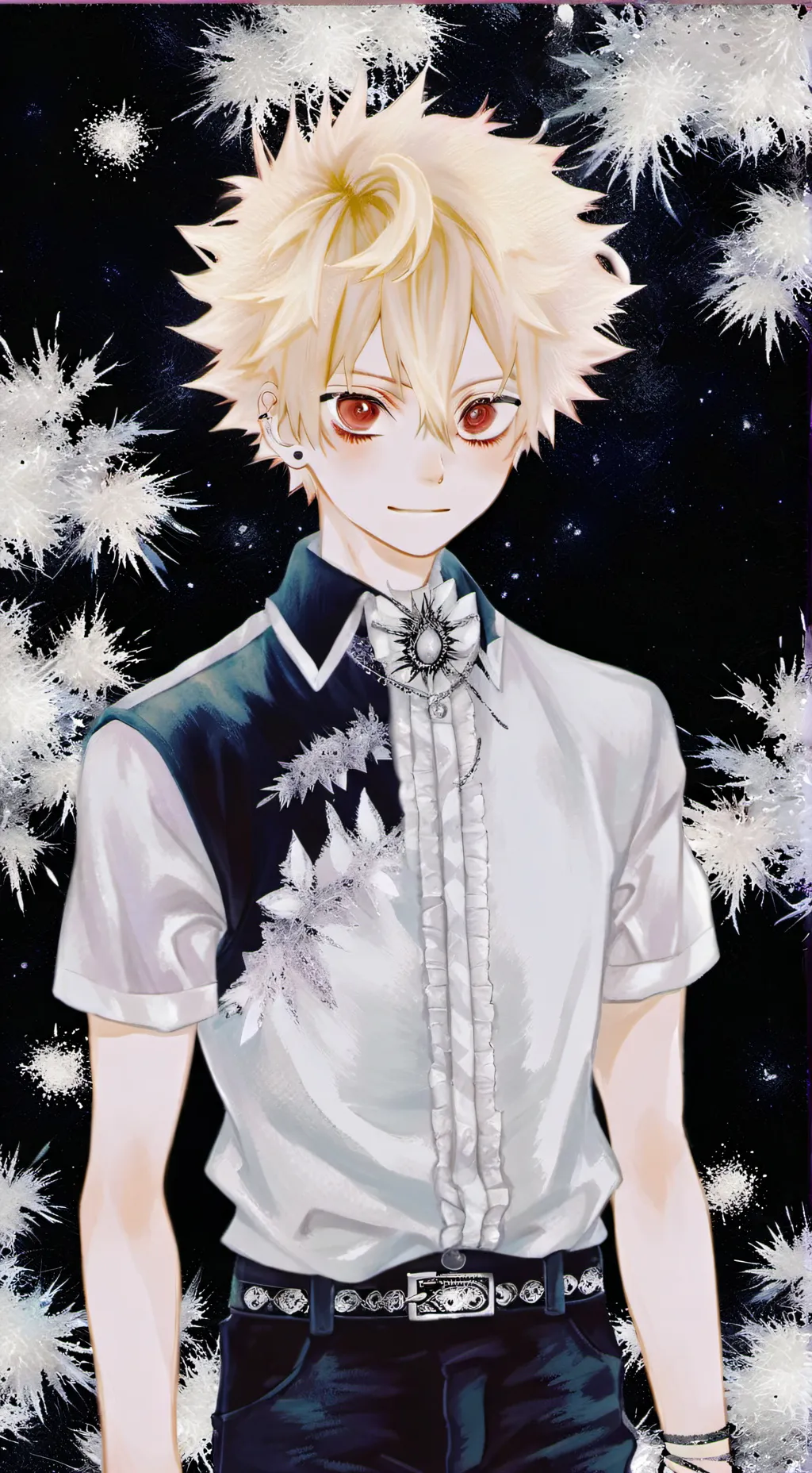 ai character: Katsuki Bakugo  background