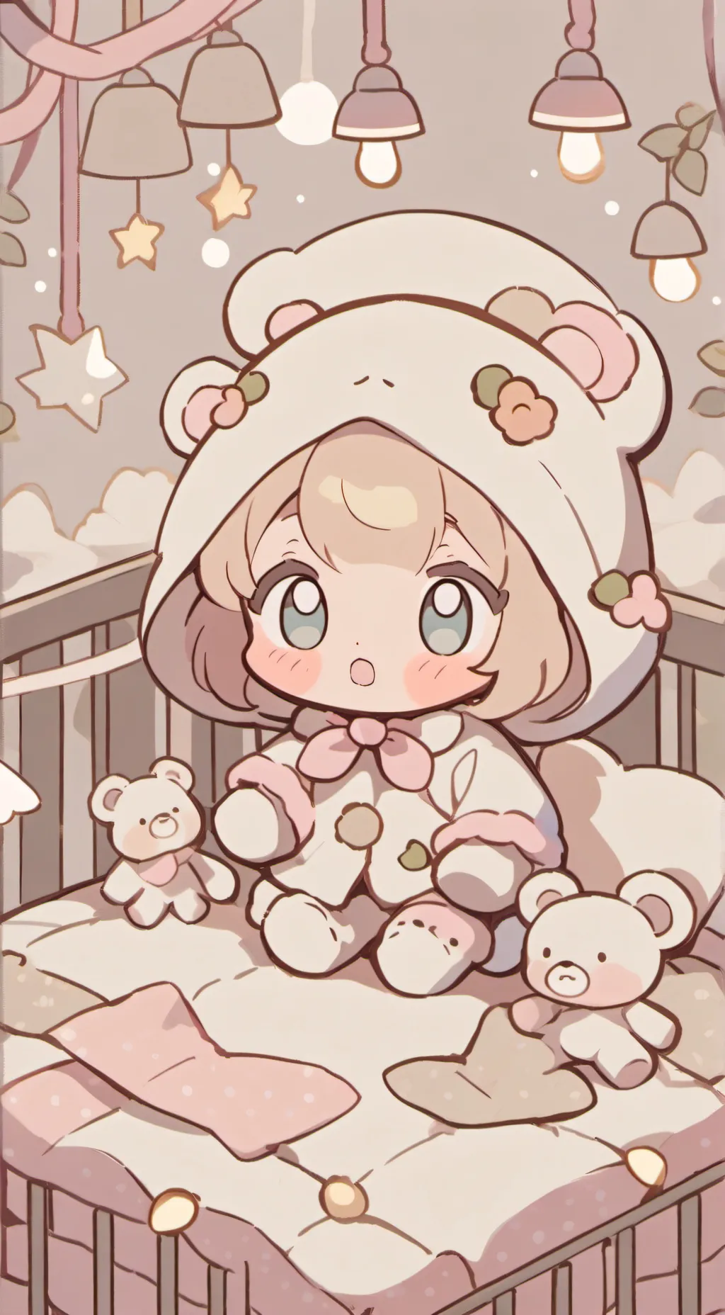 ai character: baby Jessie  background