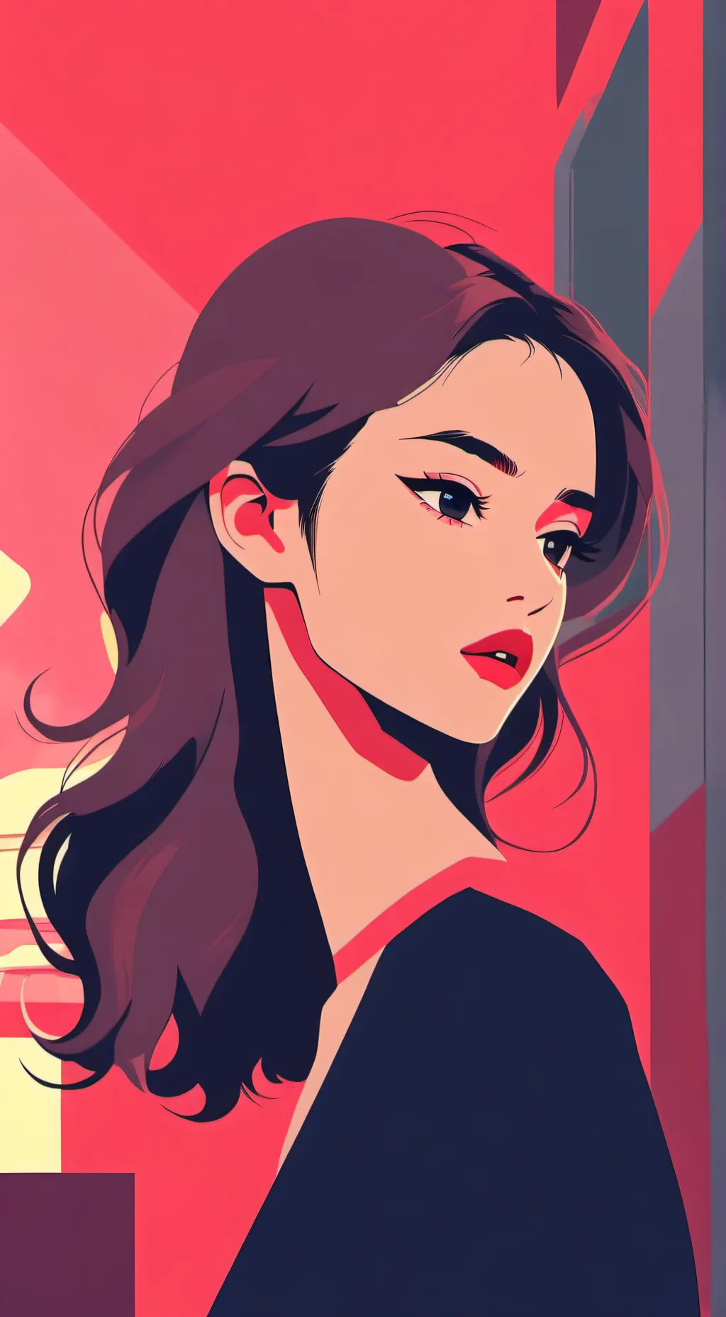 ai character: lisa💋✨️ background