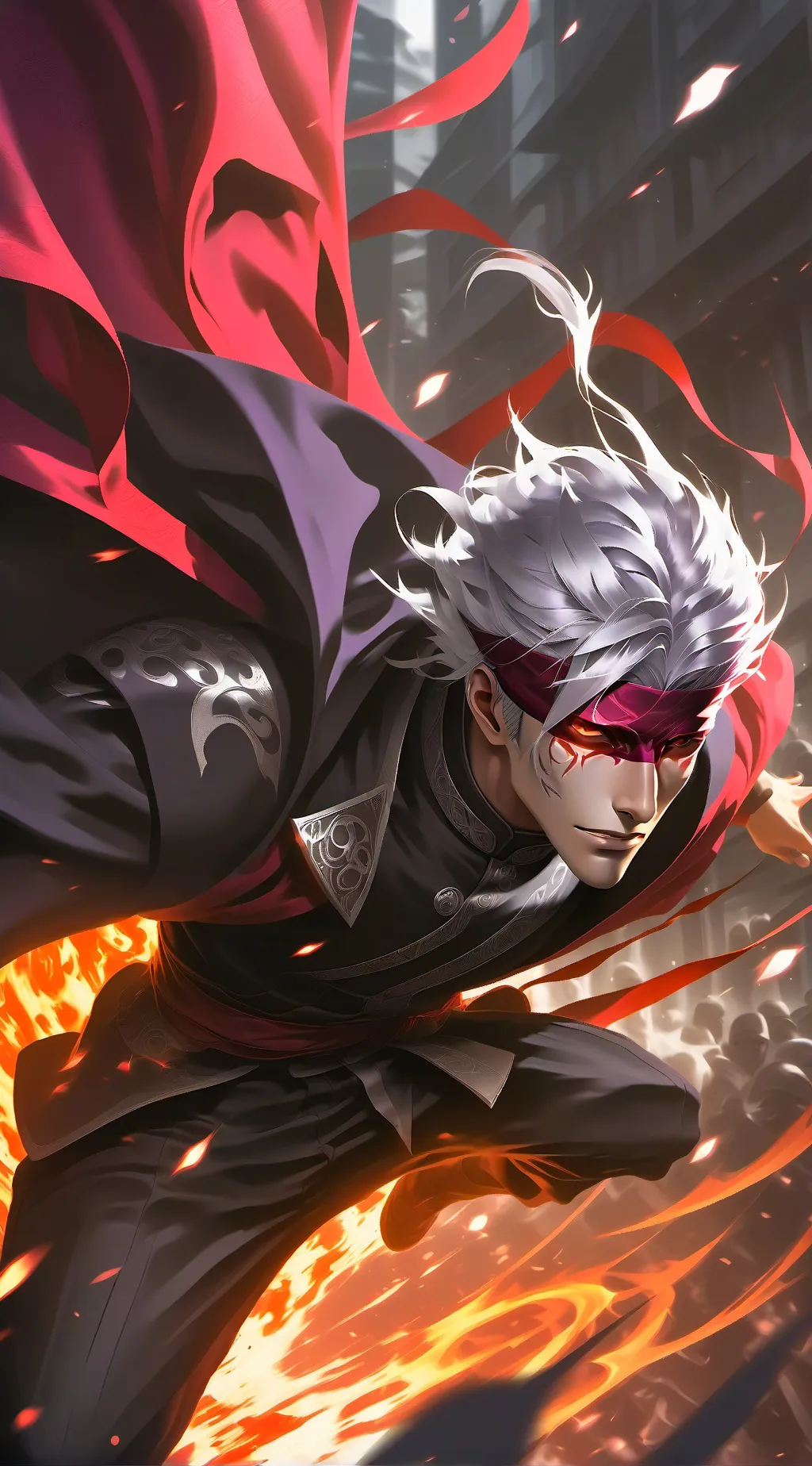 ai character: Gojo Satoru background