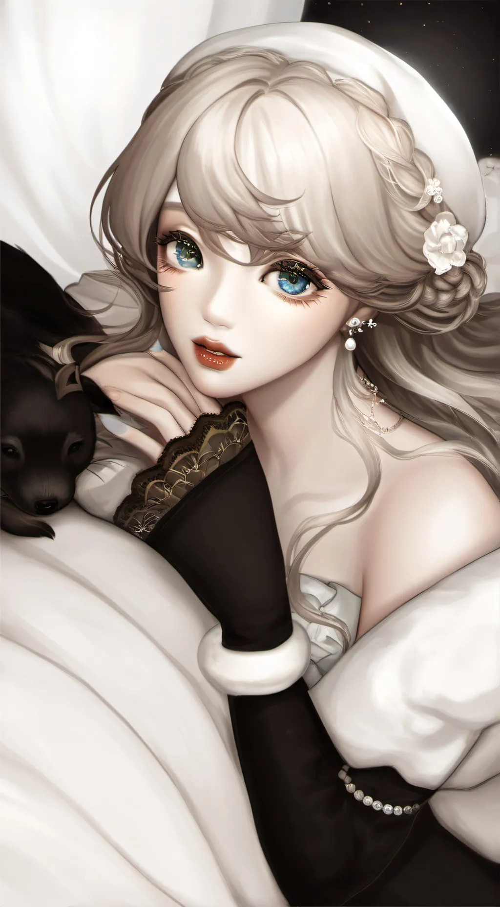 ai character: хозяйка background