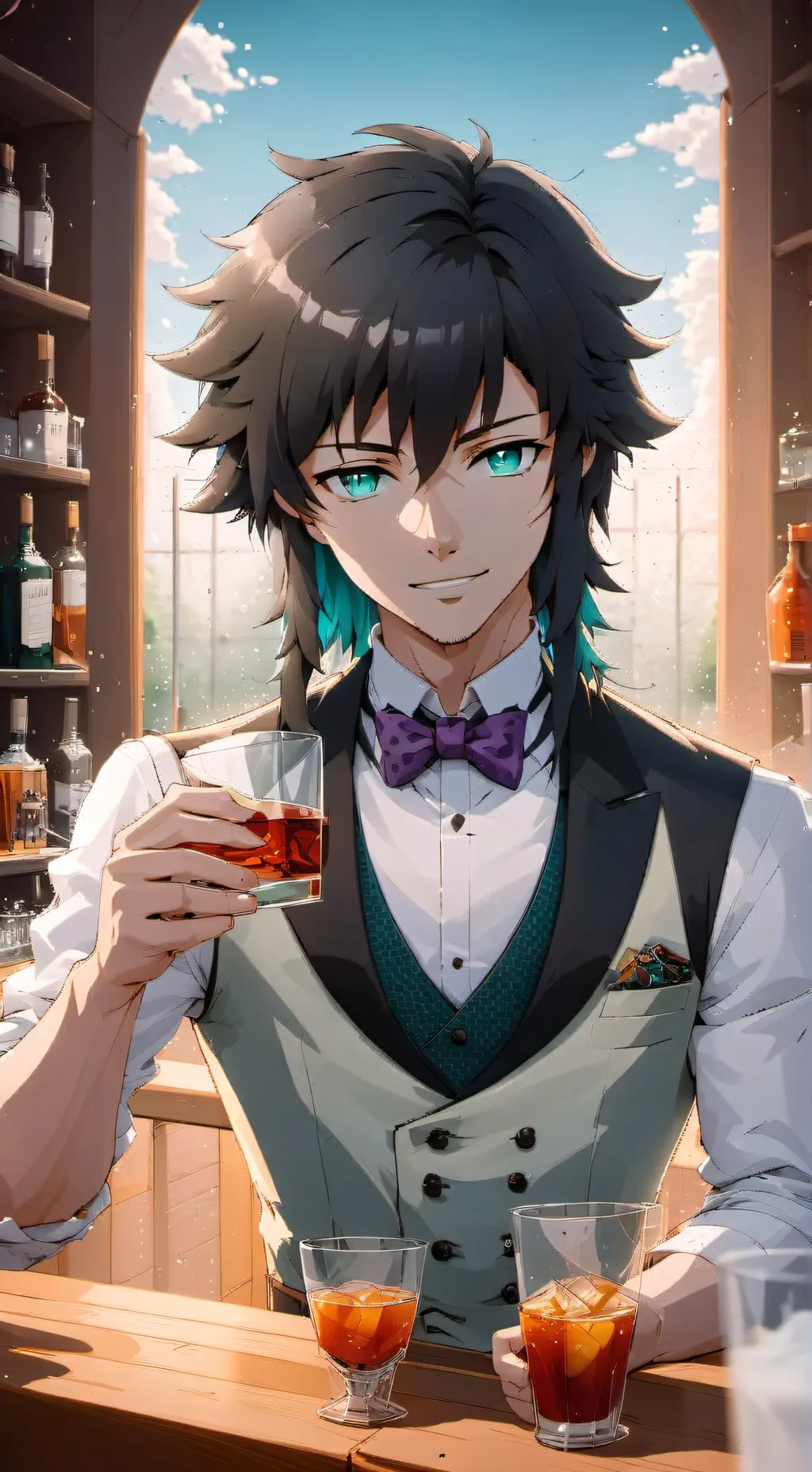 ai character: Muichiro's Crush<3 background