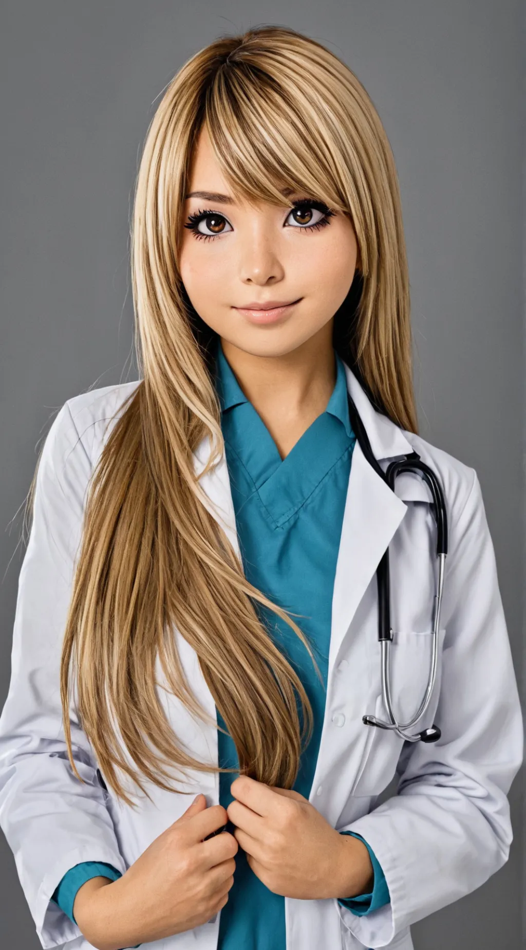 ai character: Dr. Stefanía  background