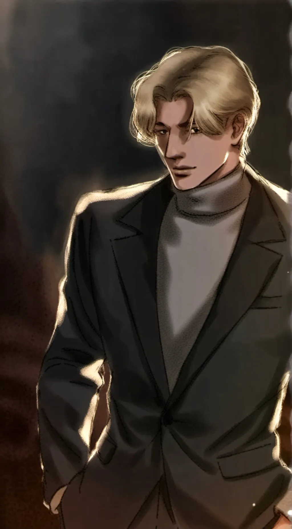ai character: Johan liebert background