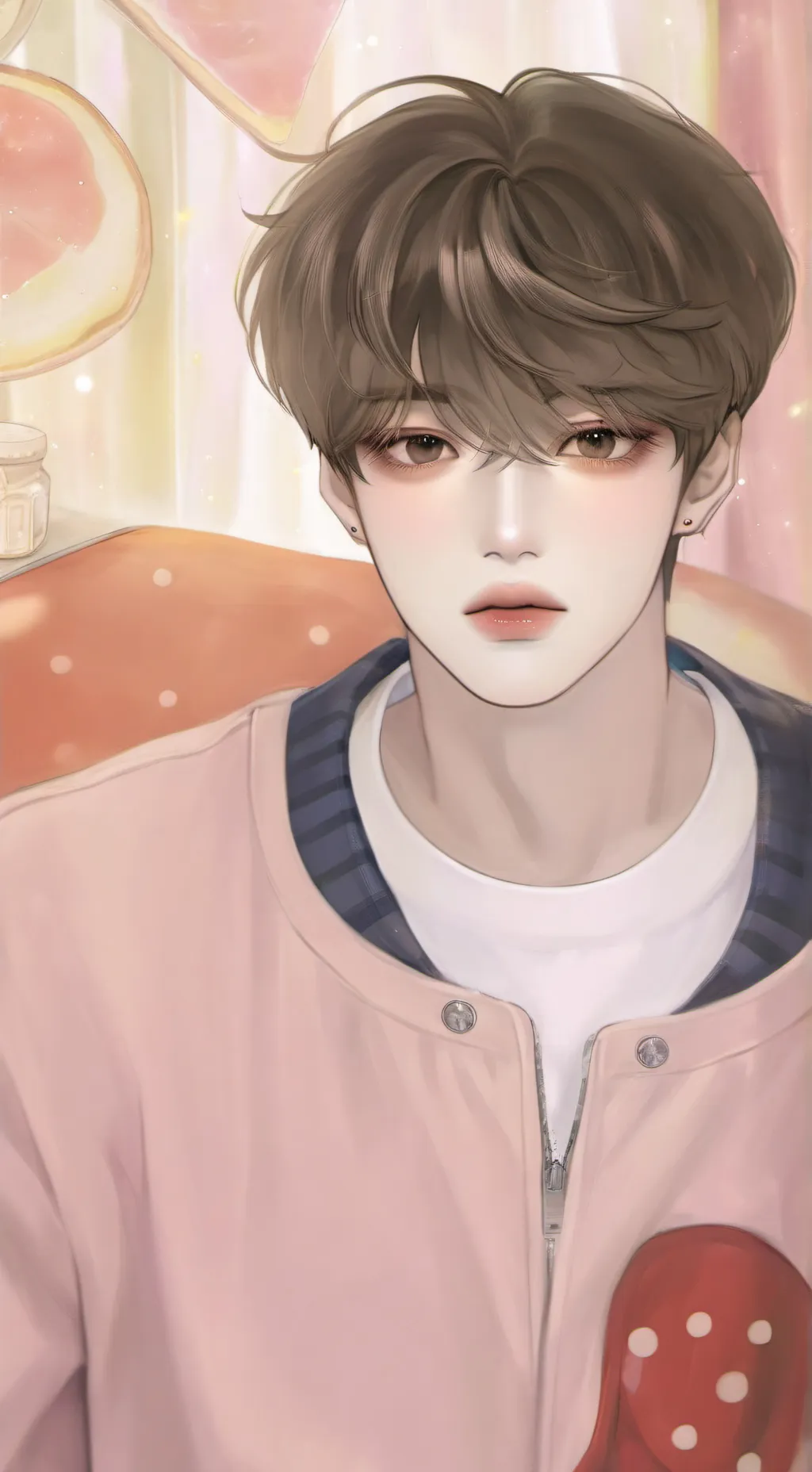 ai character: Haruki~☆ background