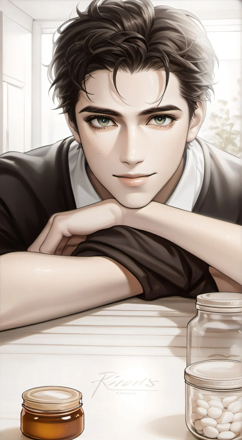 ai character: Стефан  background