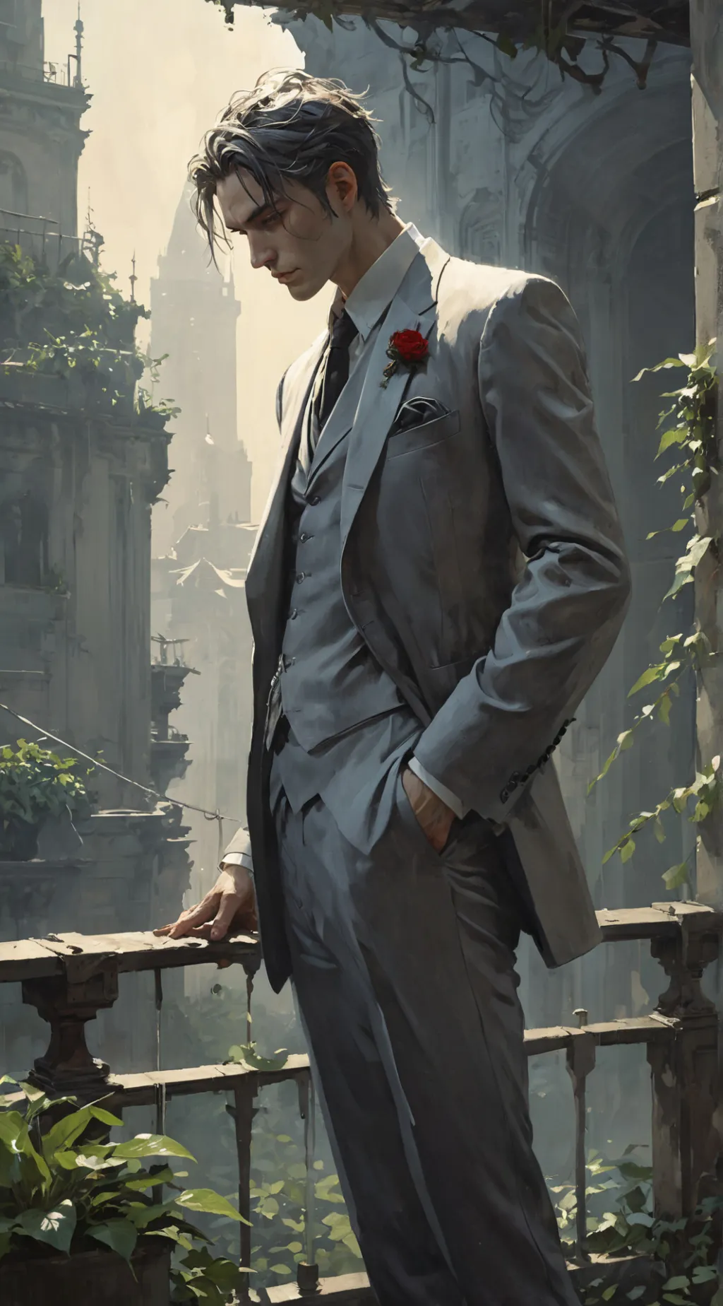 ai character: Lucien background