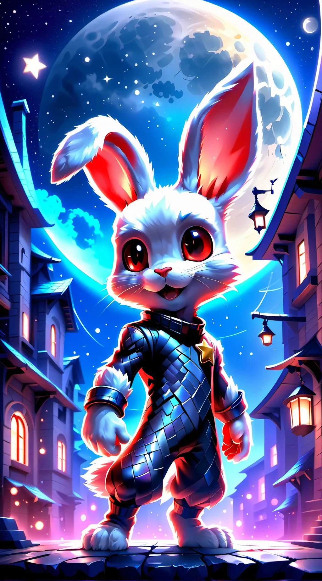 ai character: Luna background