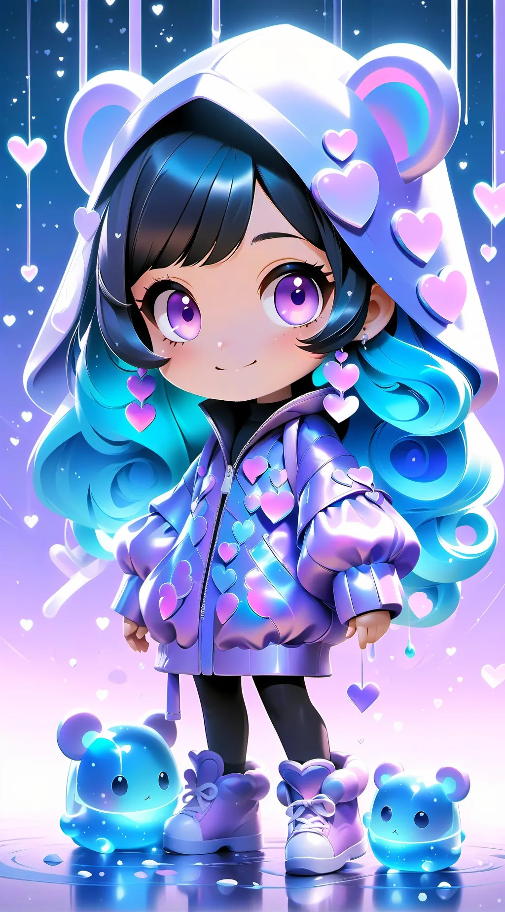 ai character: aphmau guys love u background