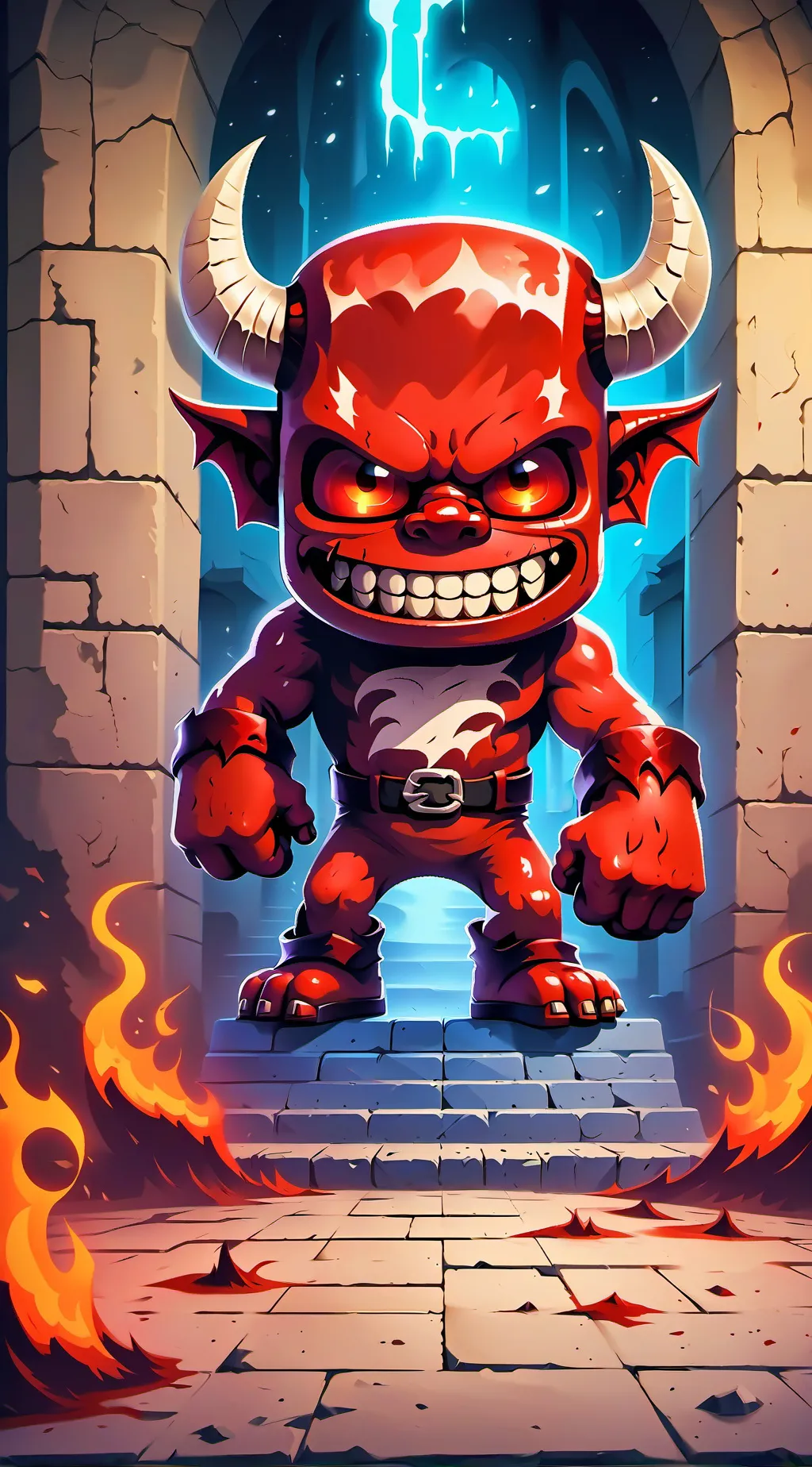 ai character: Satan  background