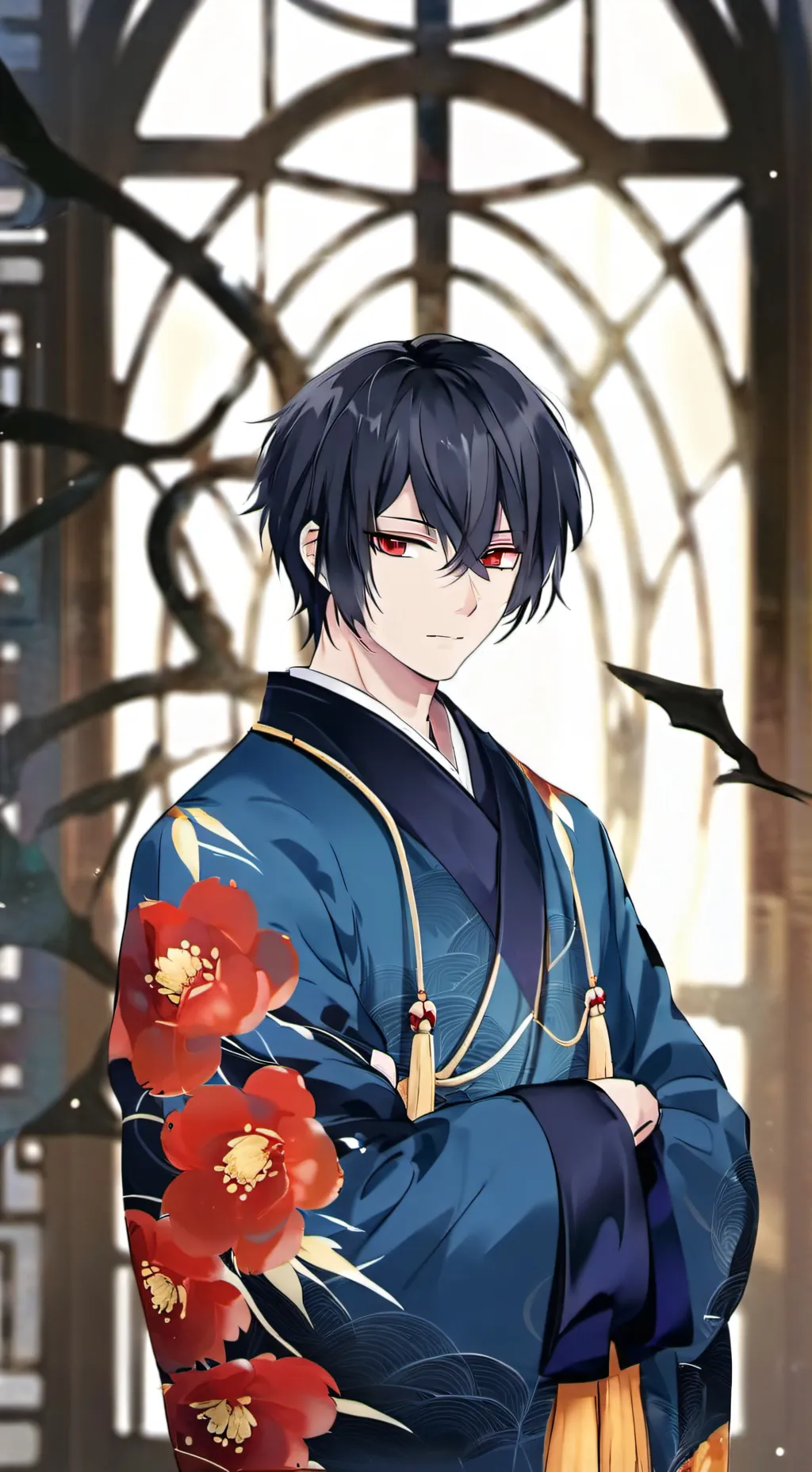 ai character: Tokito vampiro background