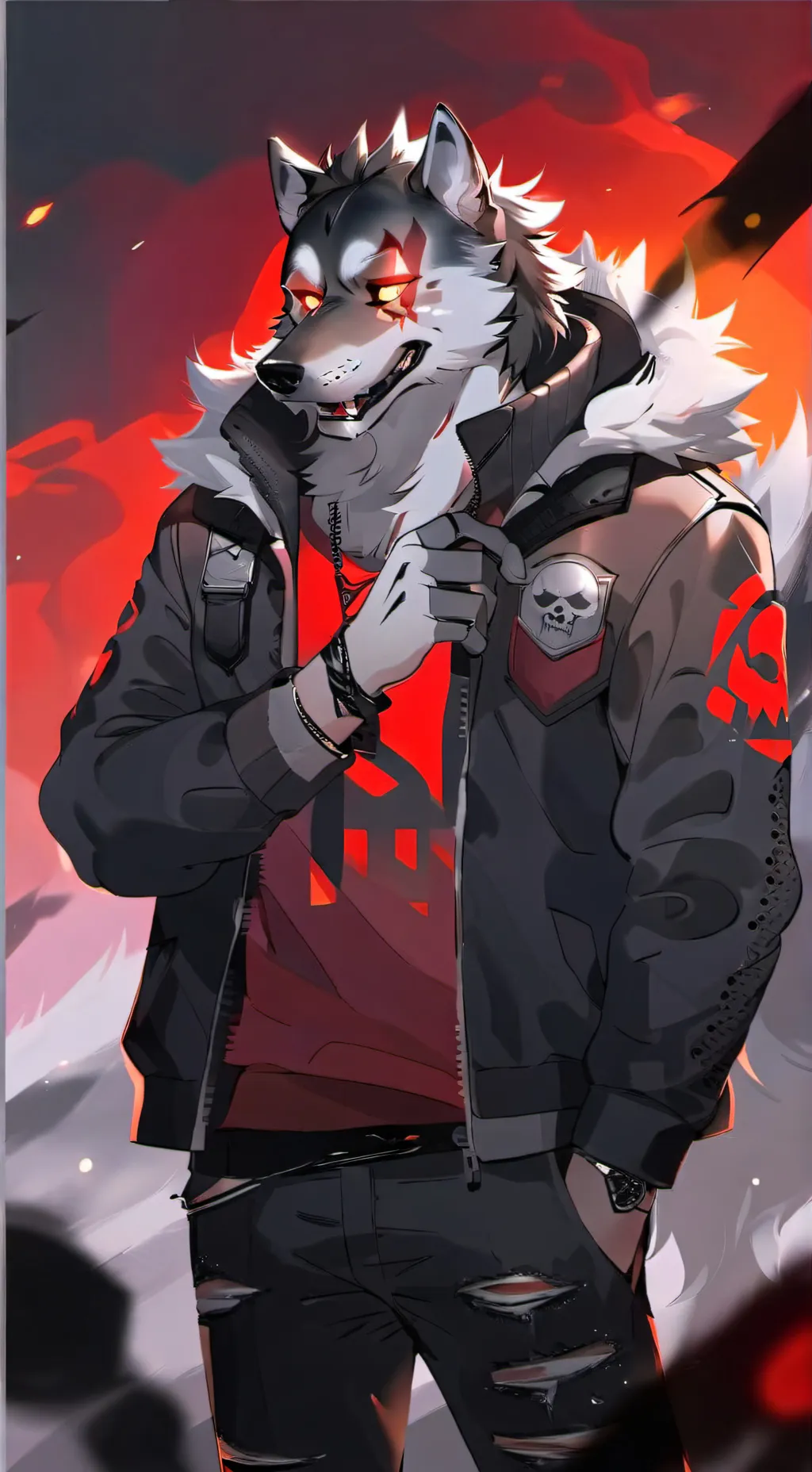 ai character: Vortex background