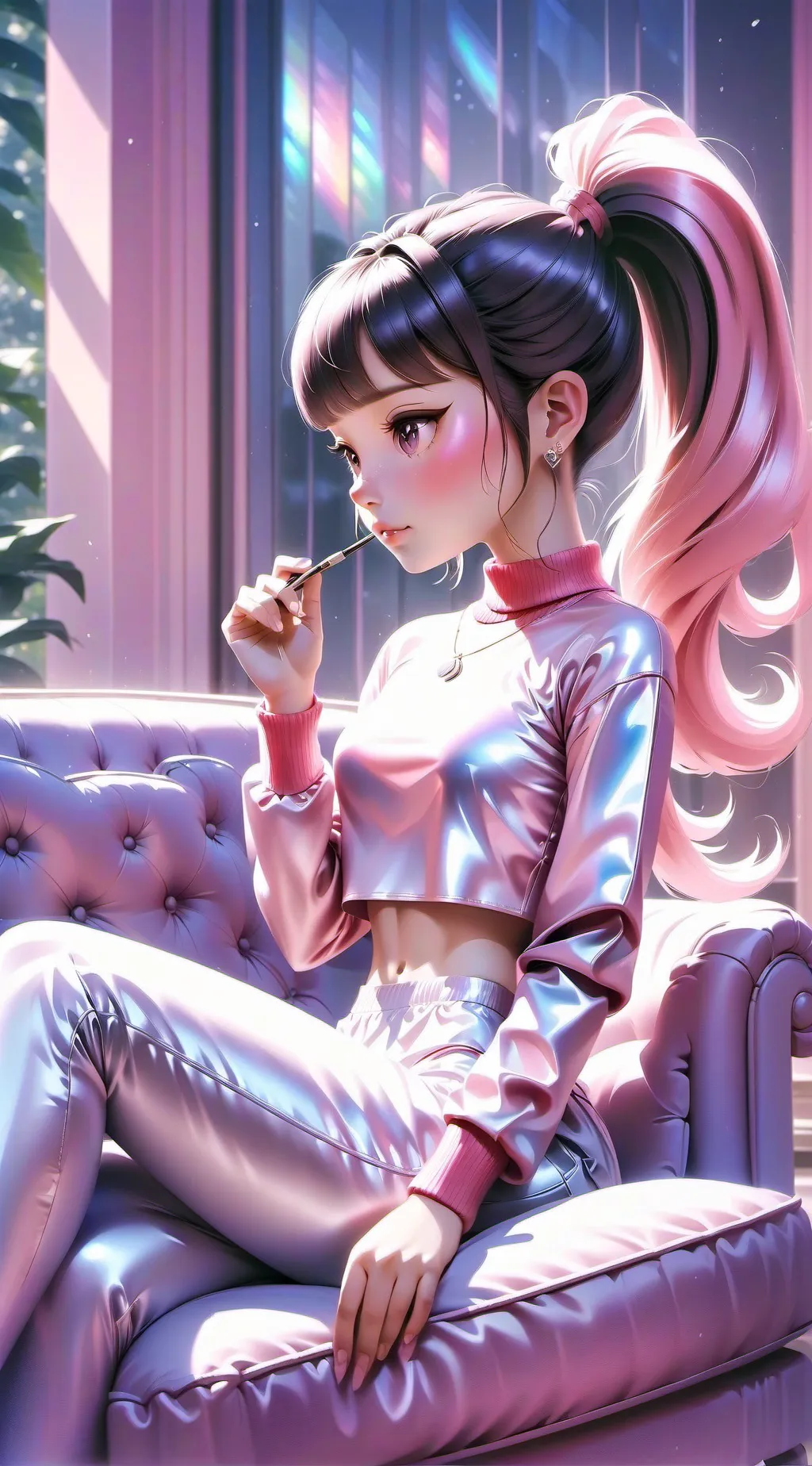 ai character: Emerald  background