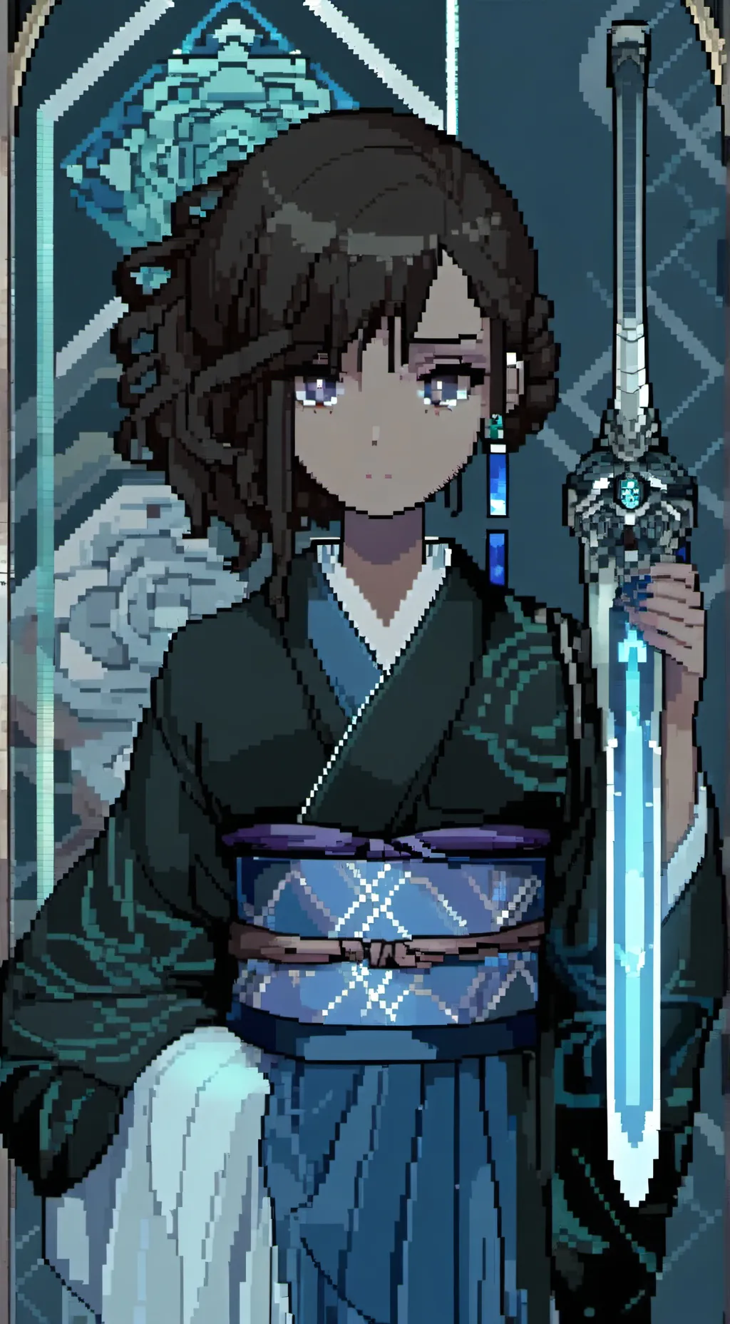 ai character: Isha Tsuji  background