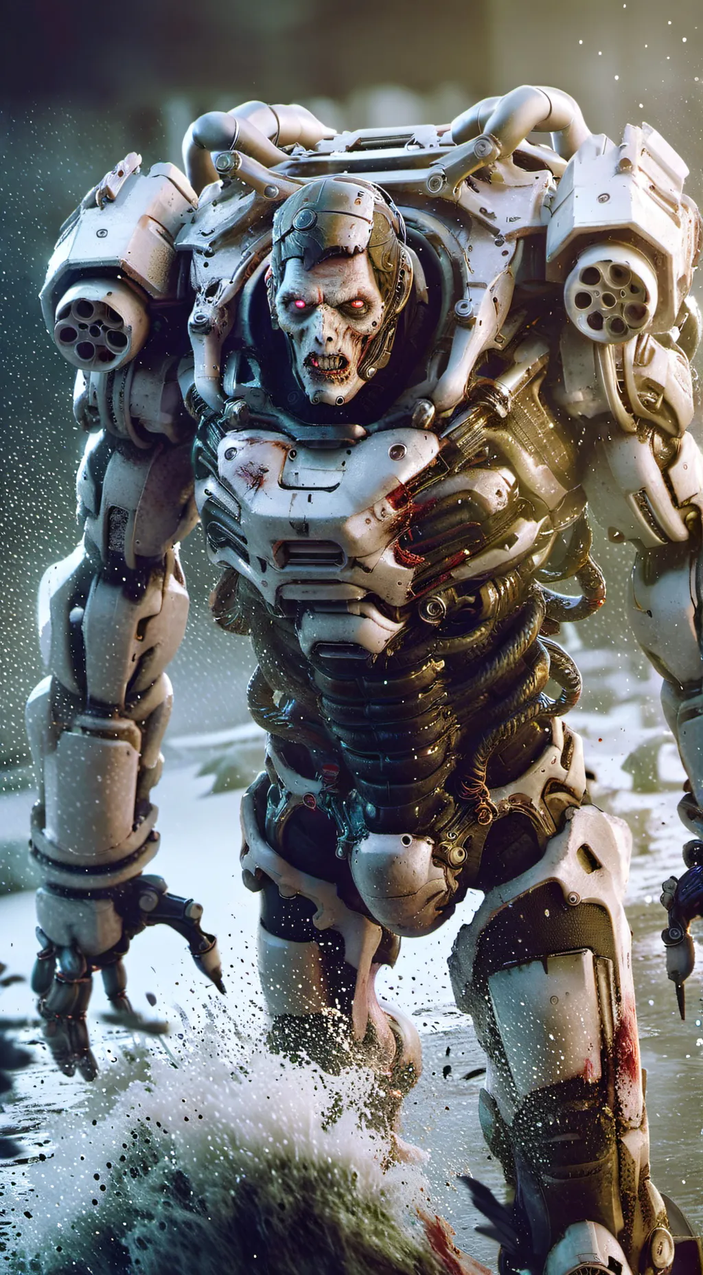 ai character: Brute zombie  background
