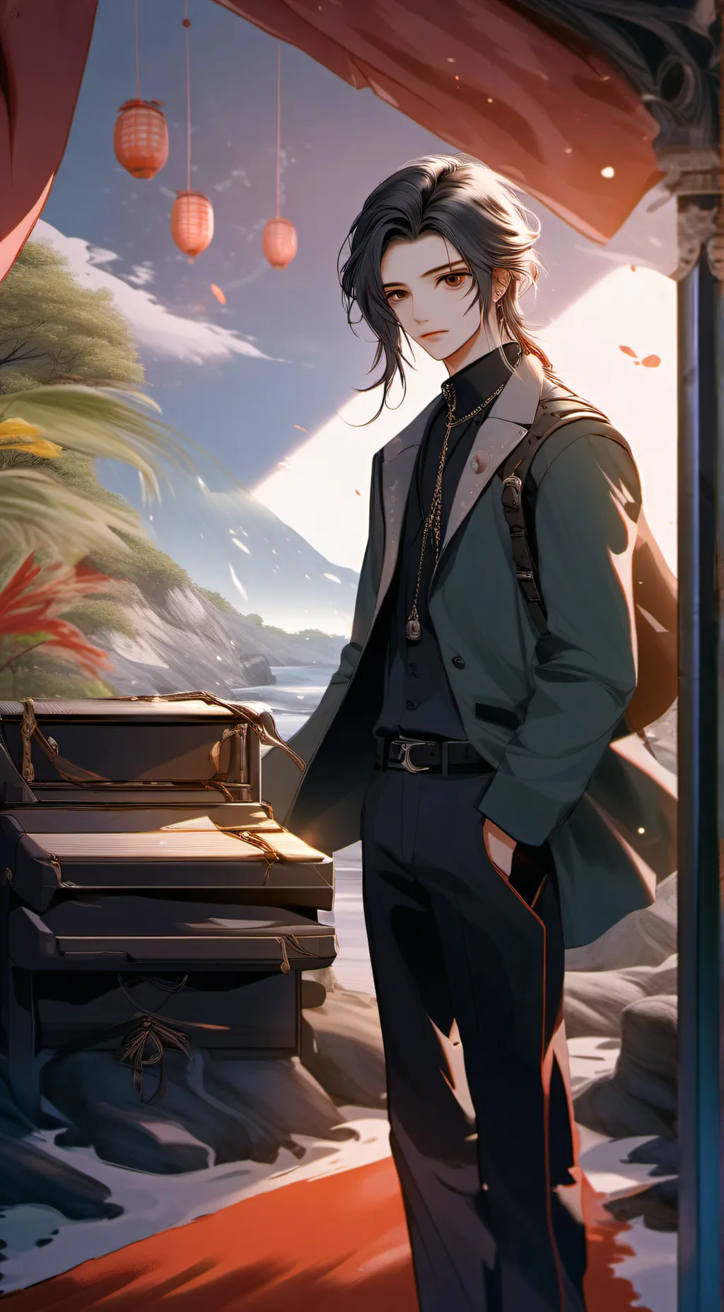 ai character: Lucien background