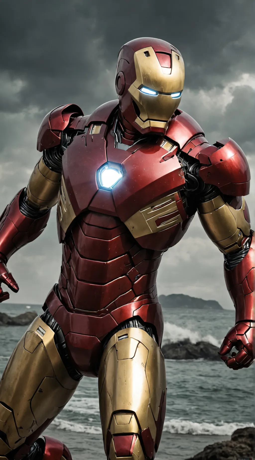 ai character: Iron Man background