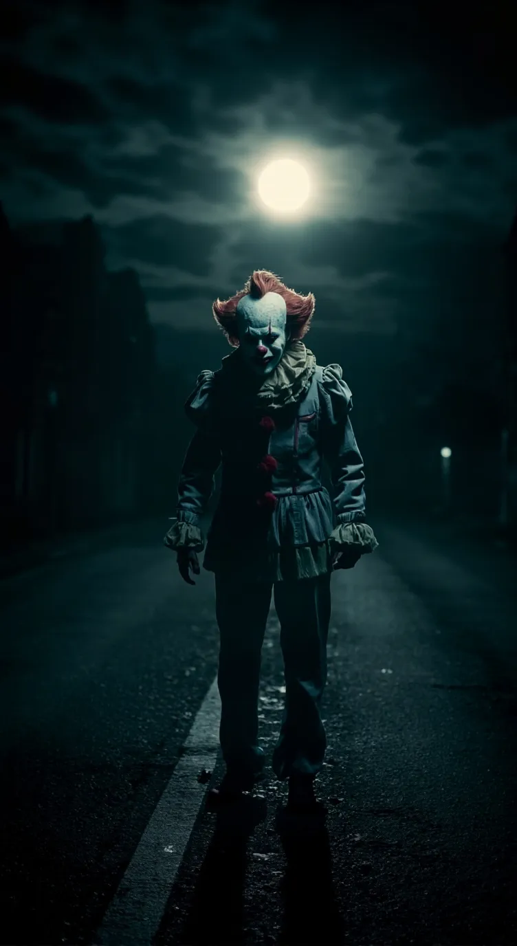 ai character: killer clown background