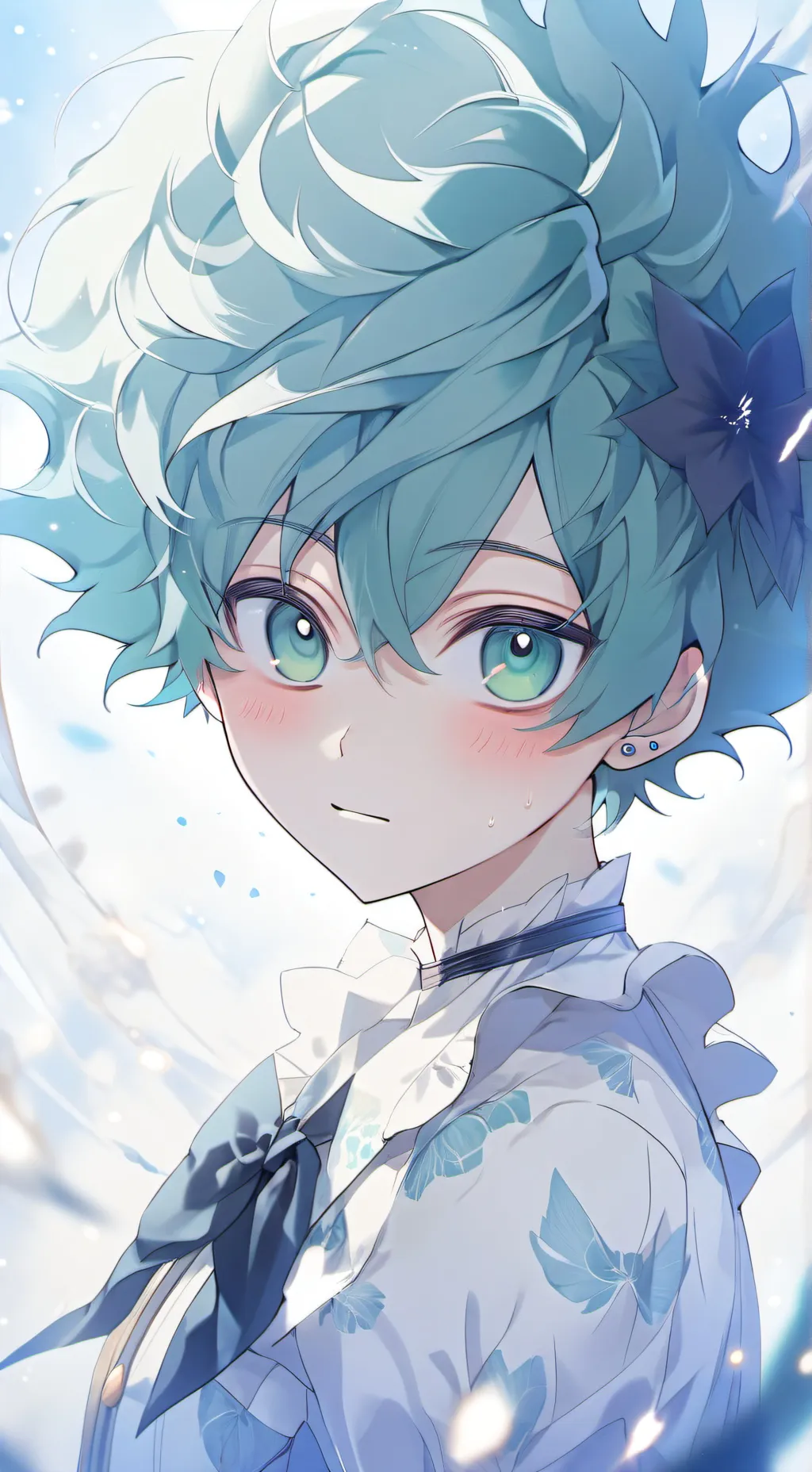 ai character: Deku got Angry background