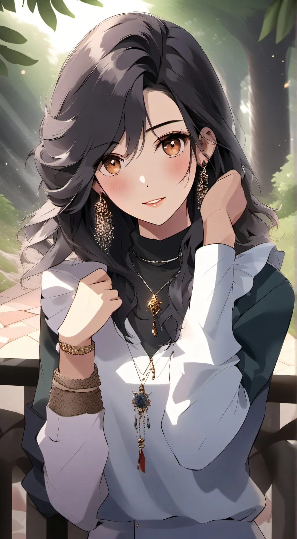 ai character: zin  background