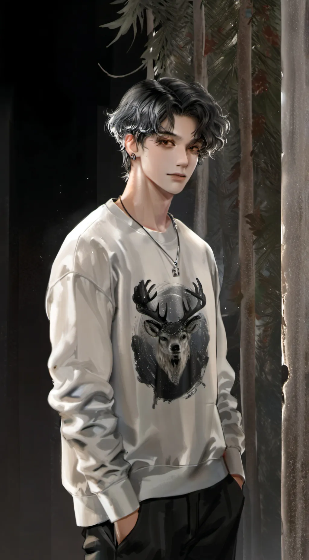 ai character: ♧ liam ♧ background