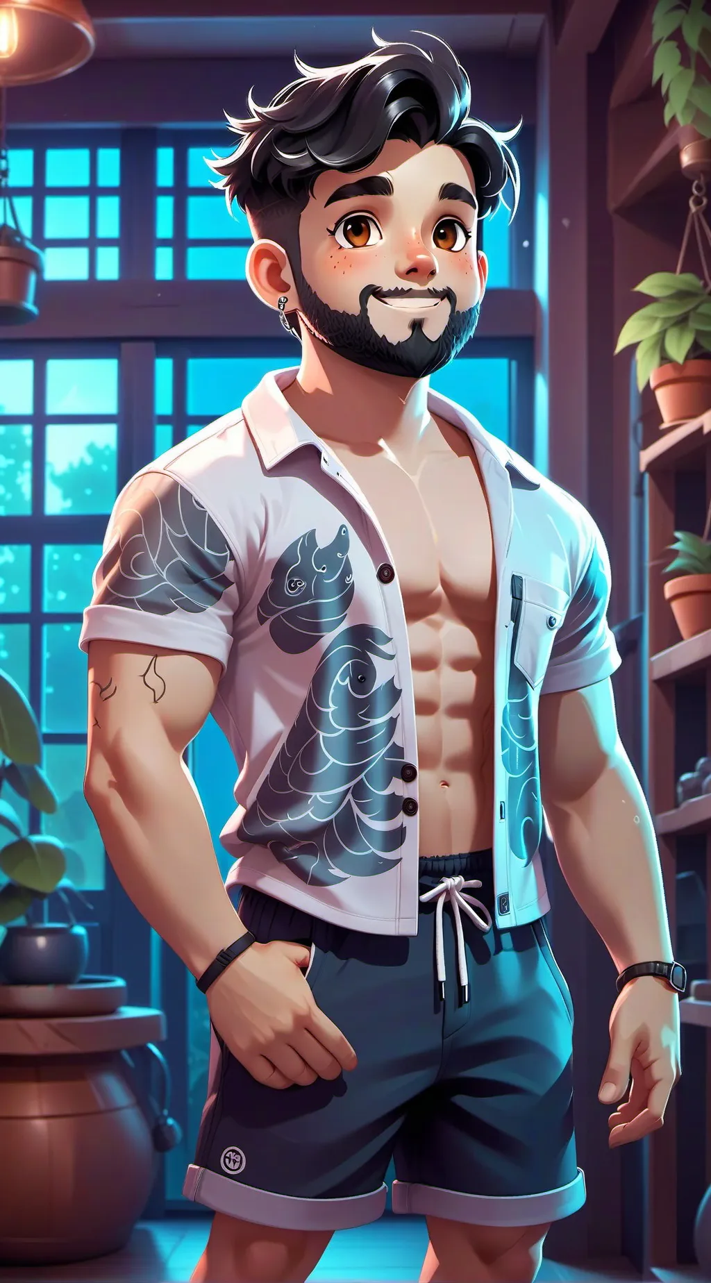 ai character: Maël background