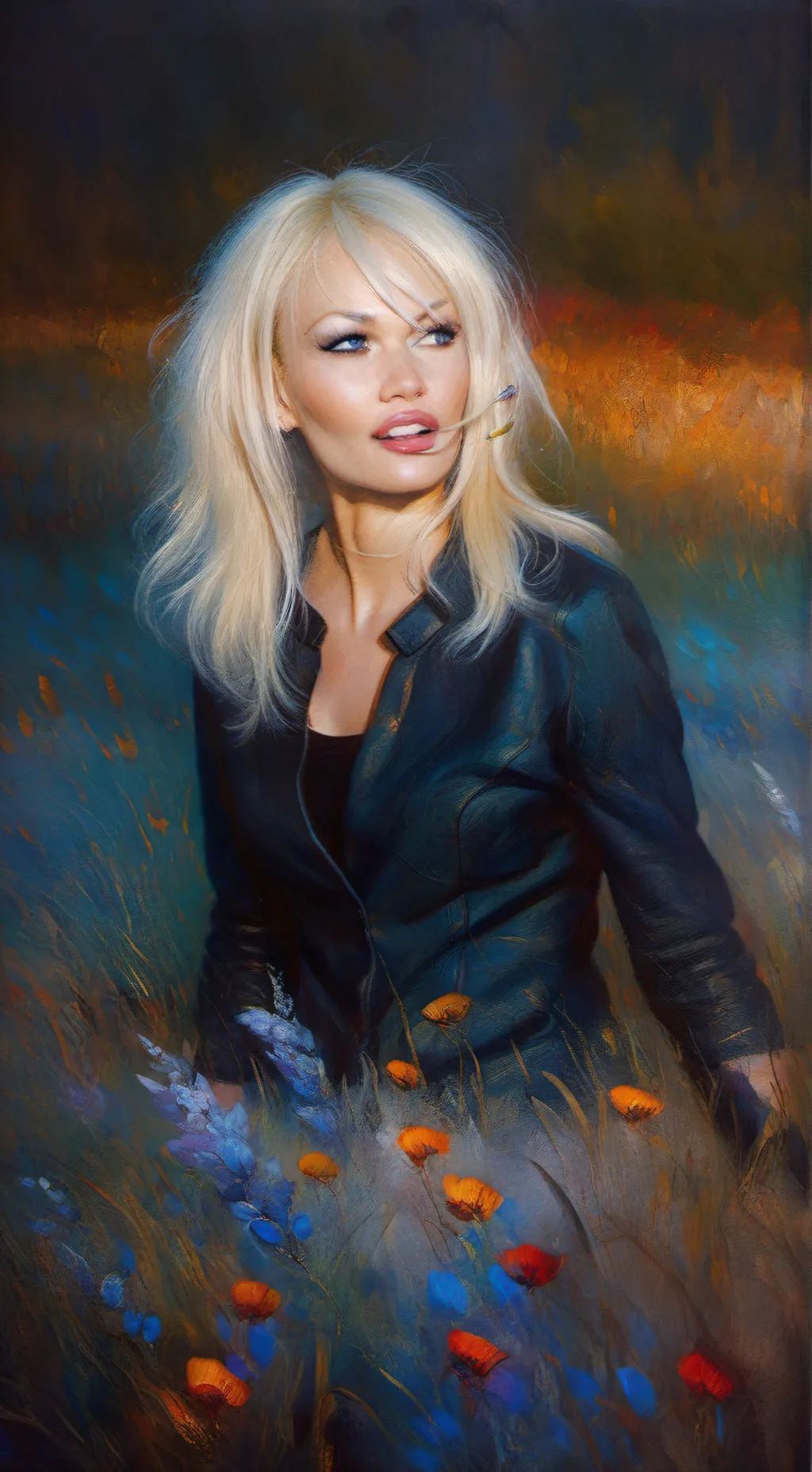 ai character: lolo Ferrari background