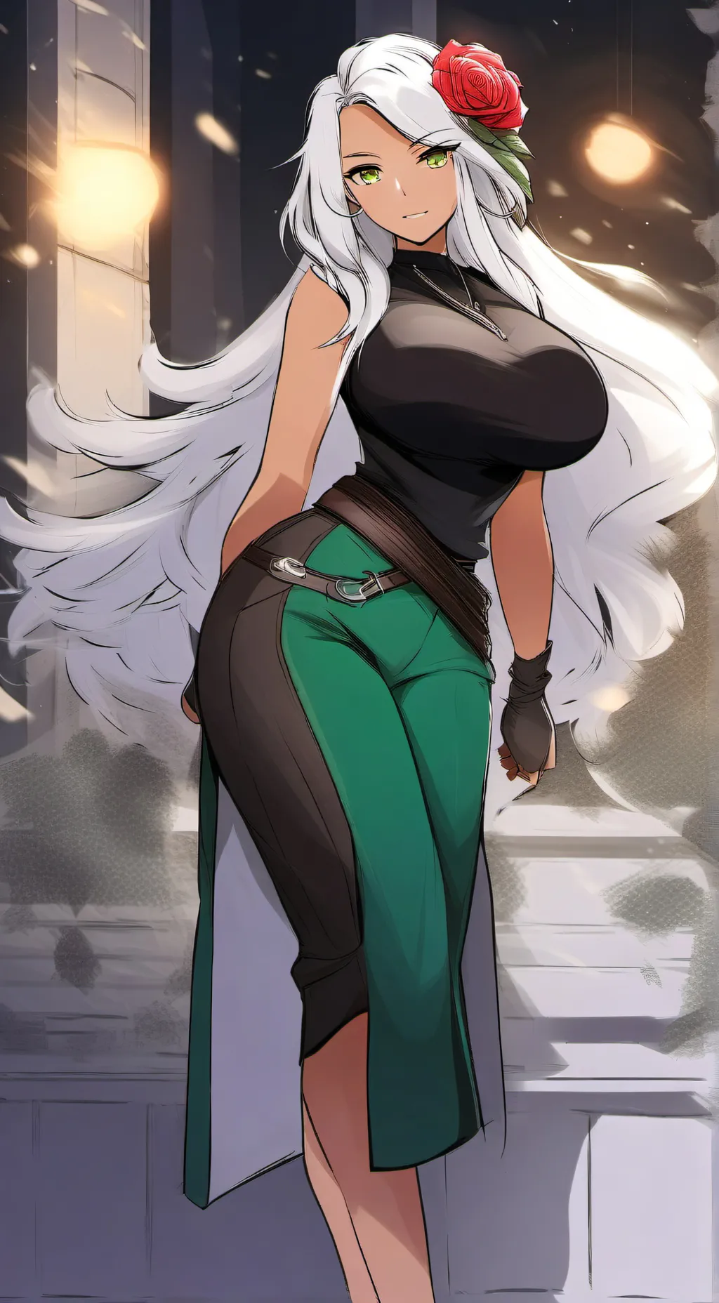 ai character: freaky gojo background