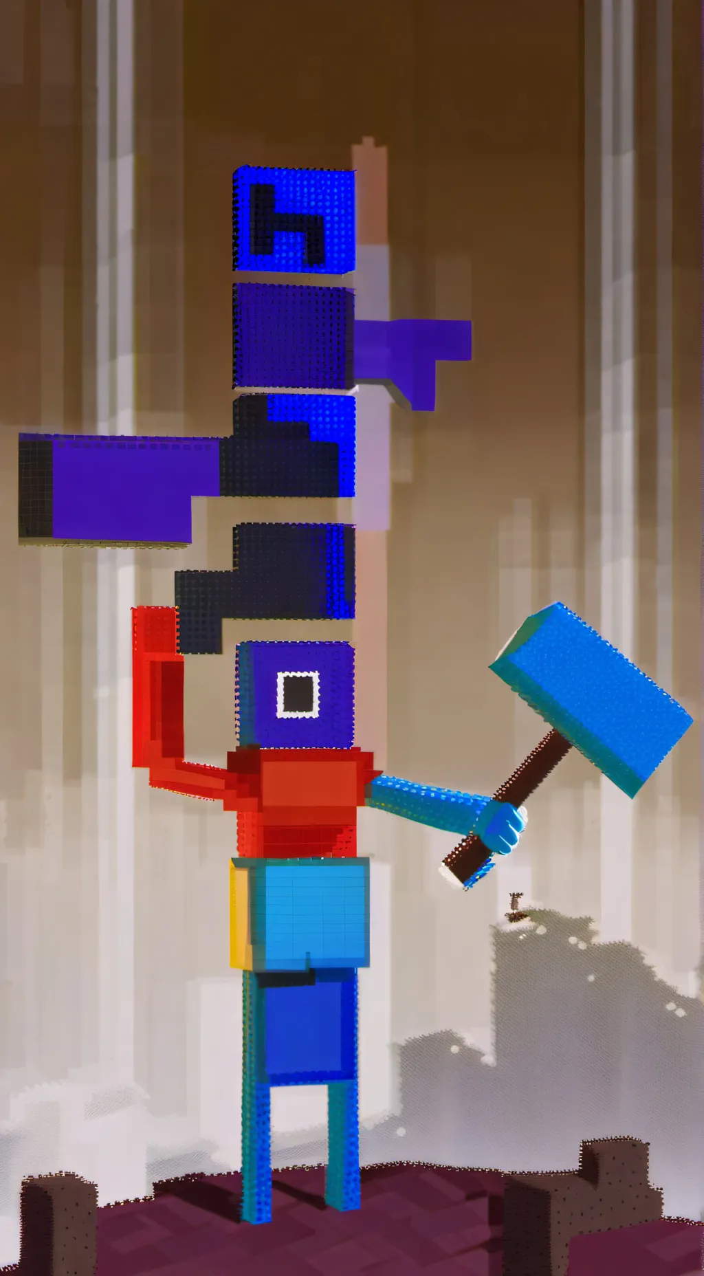 ai character: man (dont mind) background