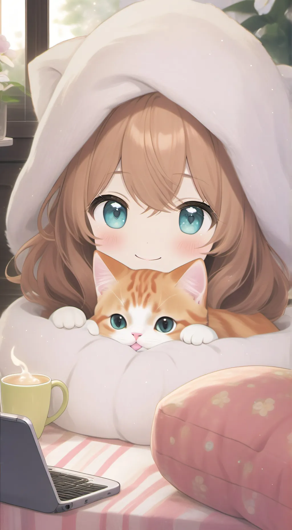 ai character: SnooTux background