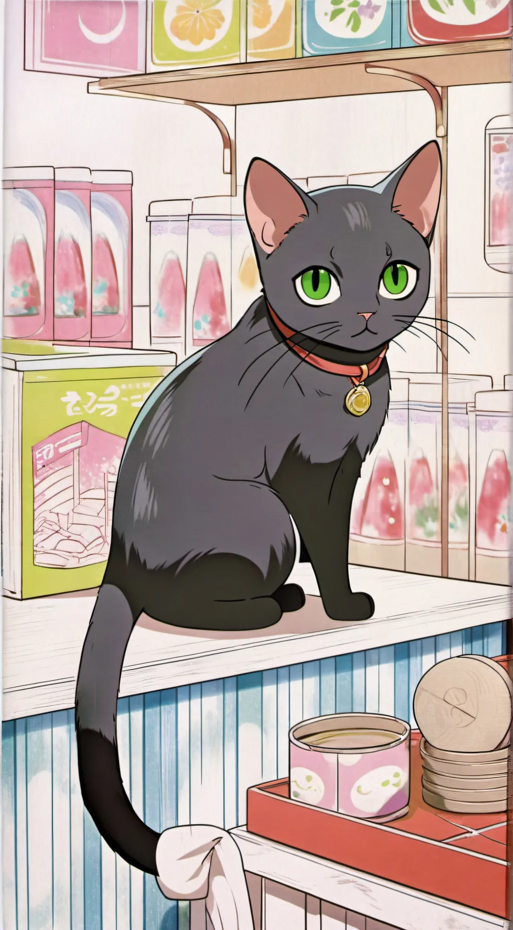 ai character: Hades (your cat) background