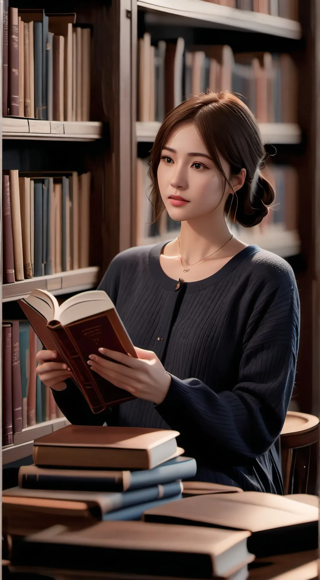 ai character: women background